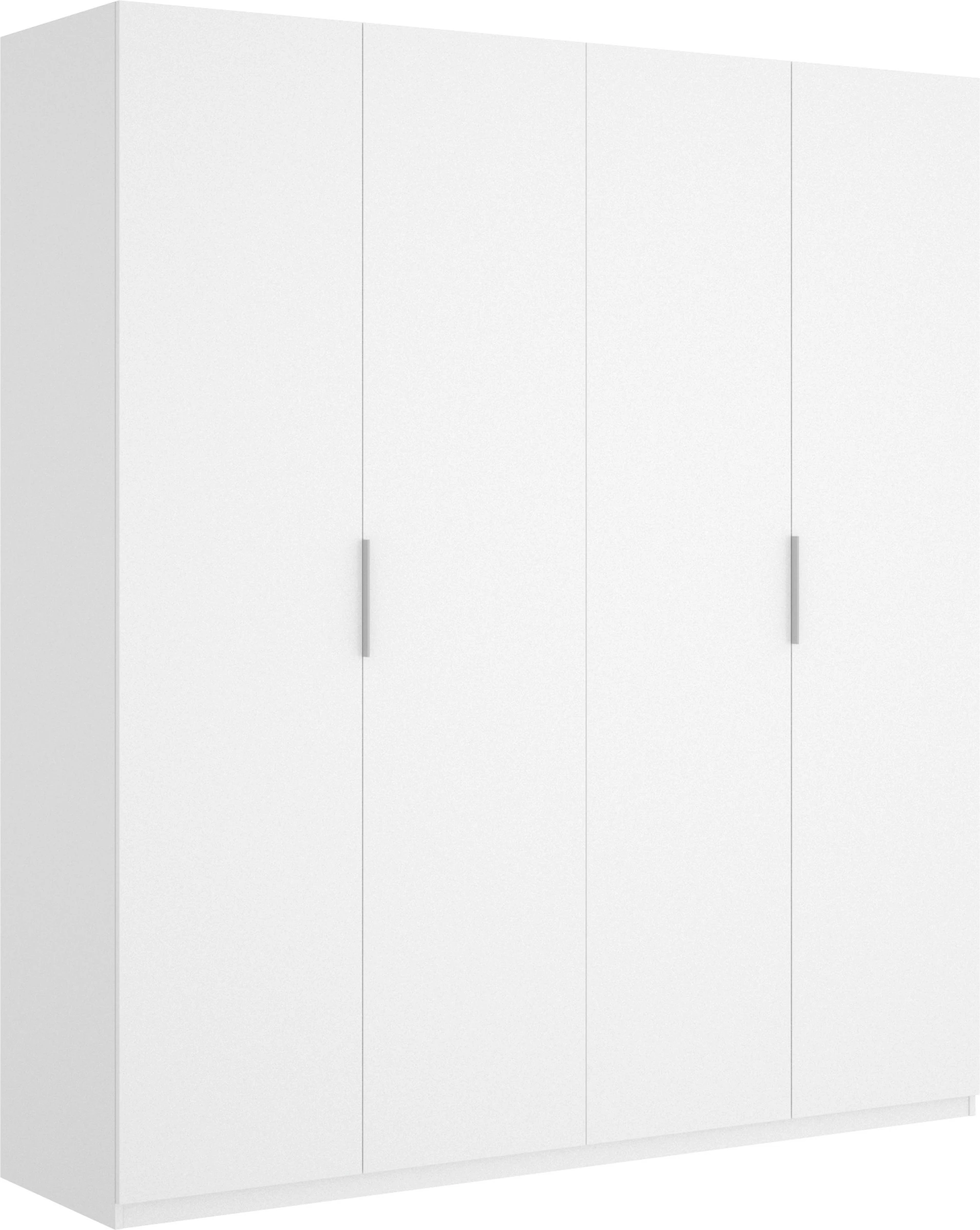 Armario blanco 4 Puertas abatibles ancho 180 cm