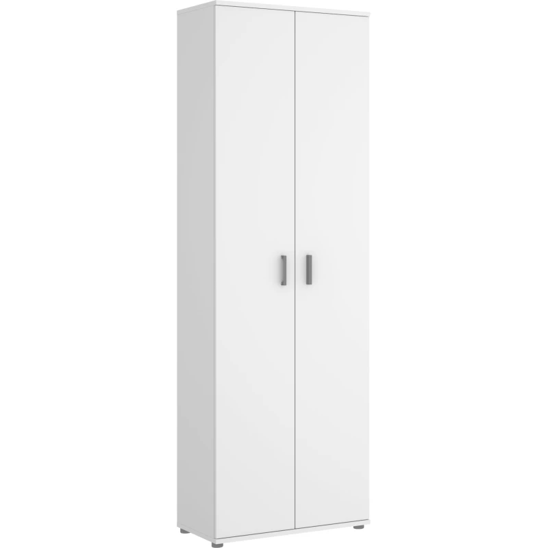 Armario multiusos de 2 puertas + 3 estantes
