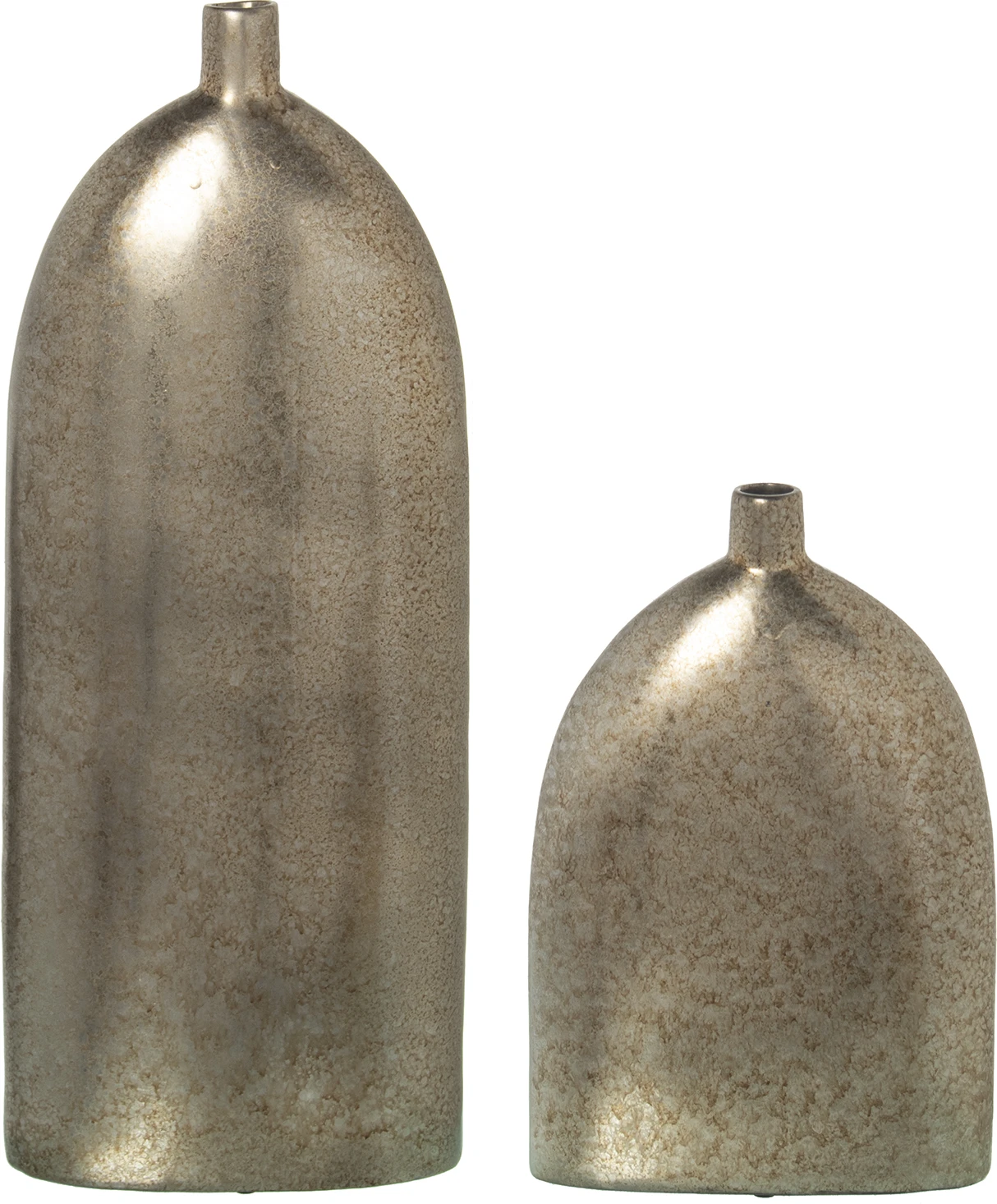 Set de 2 jarrones de cerámica disponibles en diferentes tonos