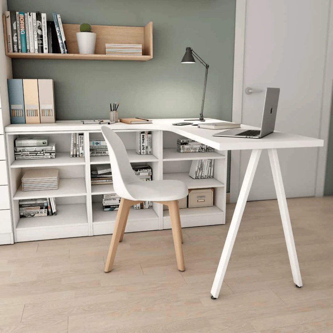 Dormitorio juvenil blanco/bambú - Imagen 3