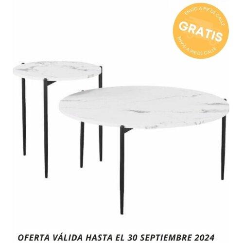 Mesa de centro nido marmol en oferta