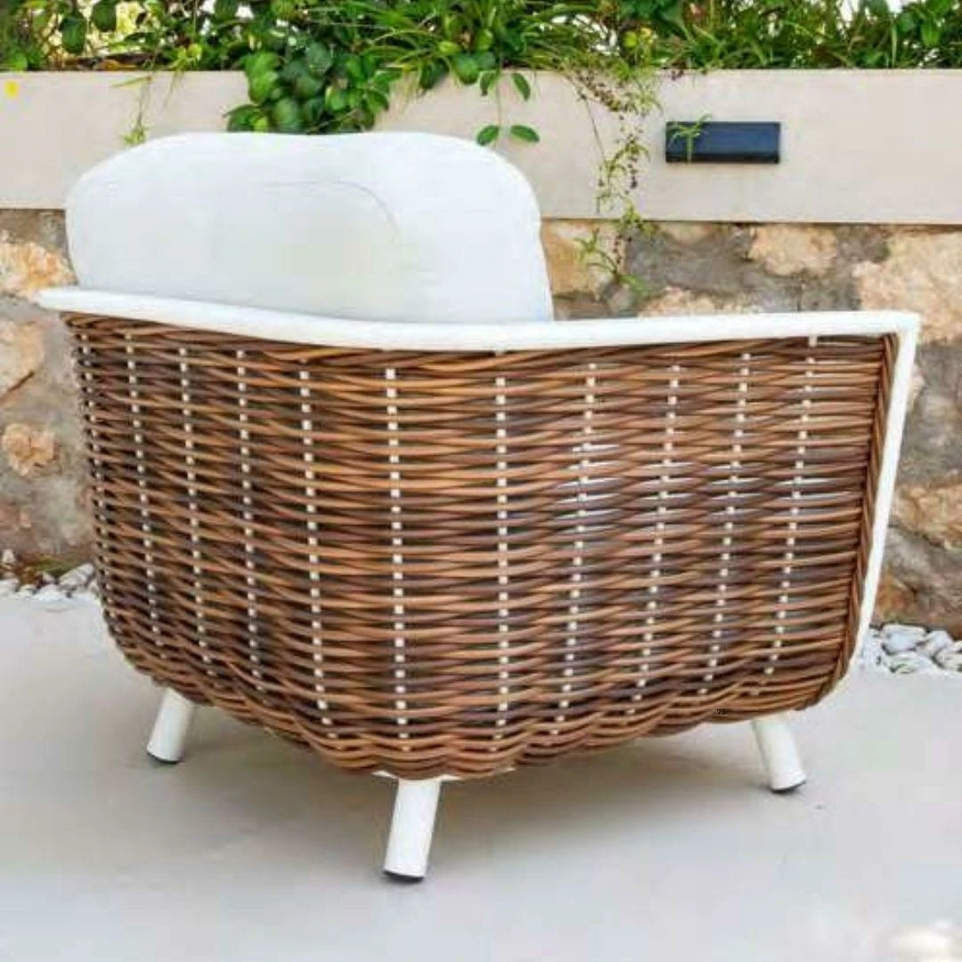 Conjunto de jardín Marrakech en aluminio y cuerda - Imagen 2