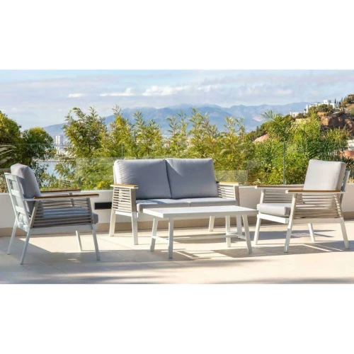 Conjunto de jardín de 4 plazas Casablanca