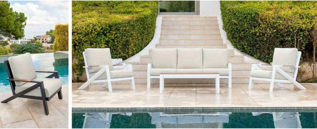 Conjunto Tetuán con acabado en aluminio o antracita