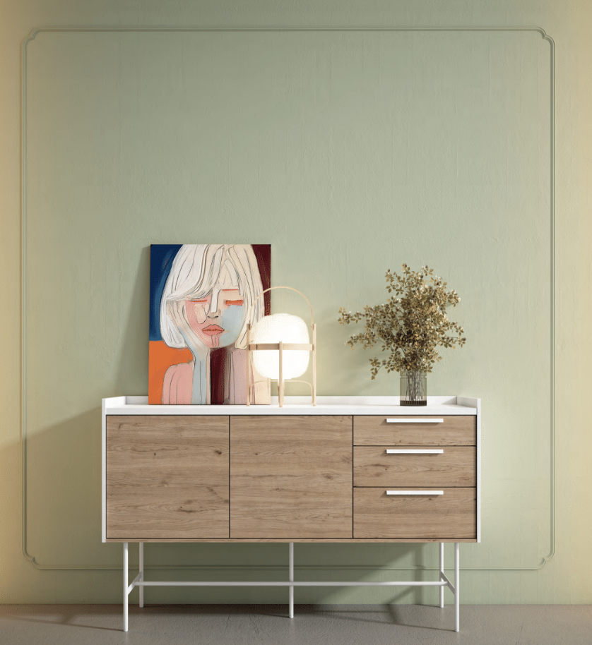 Aparador con pata alta Stelo