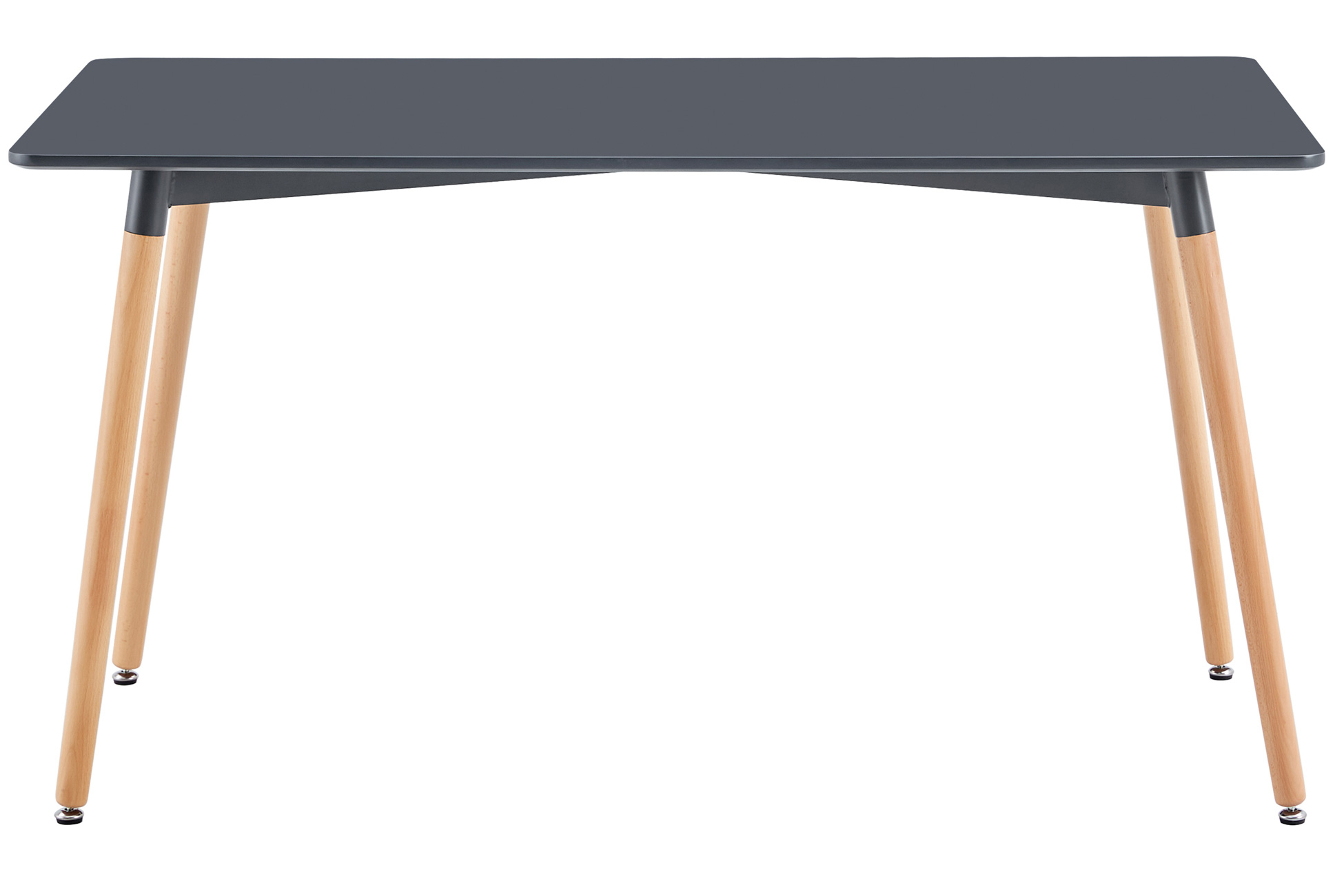 MESA COMEDOR FIJA NORDIKA 140 x 80 CM GRIS / HAYA. - Imagen 3