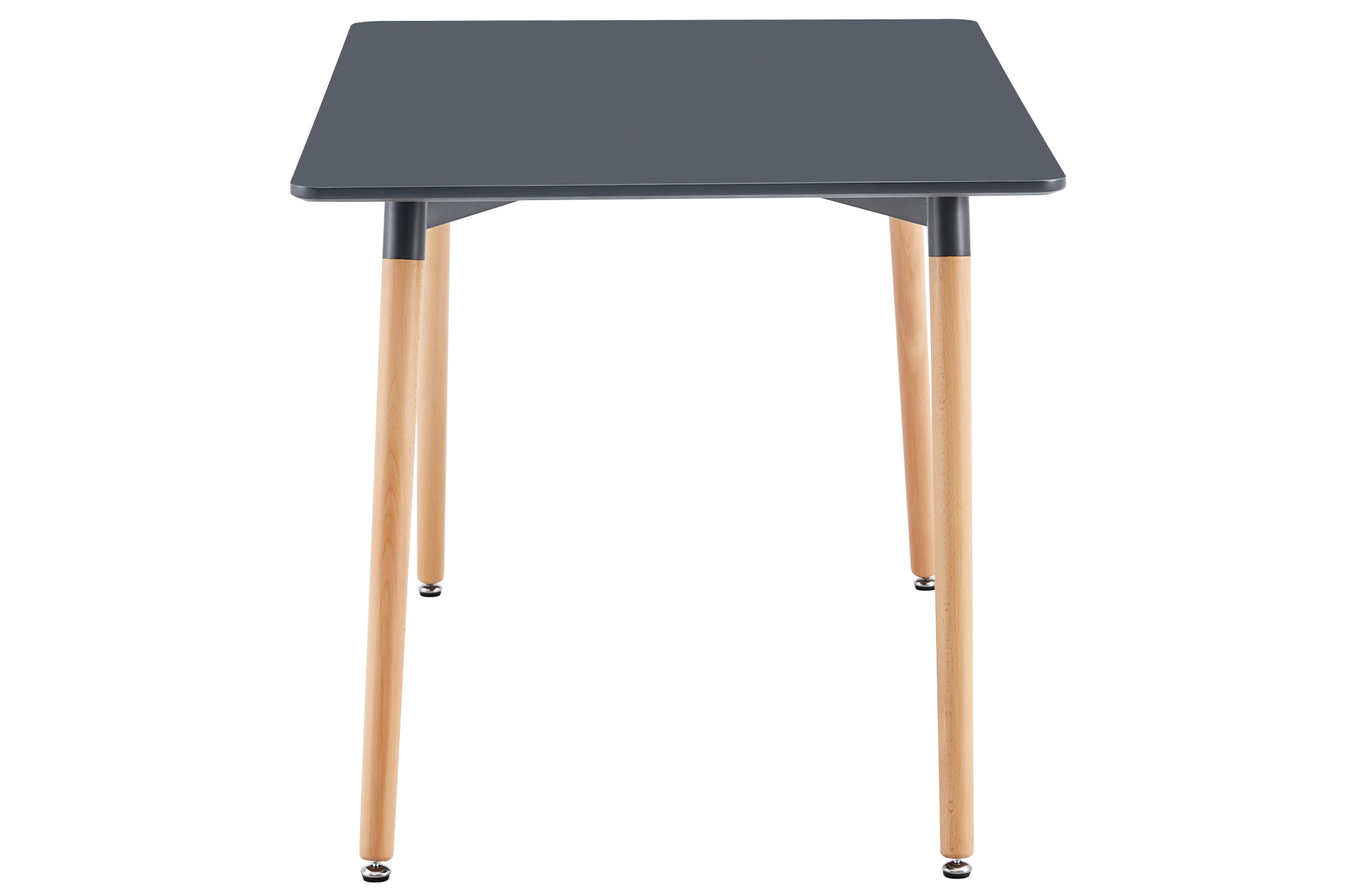 MESA COMEDOR FIJA NORDIKA 140 x 80 CM GRIS / HAYA. - Imagen 4