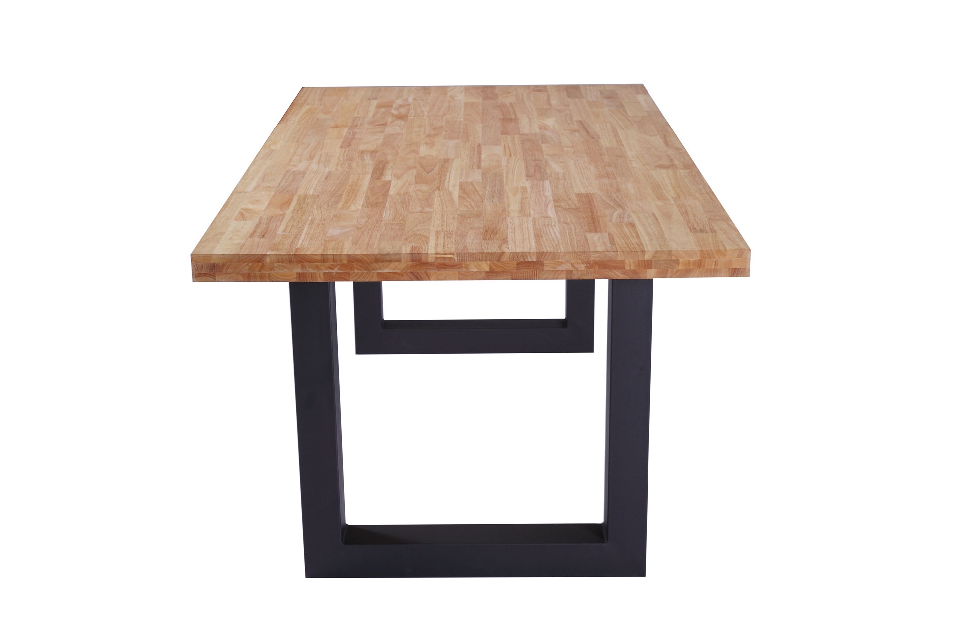 MESA COMEDOR FIJA LOFT 160 x 100 CM ROBLE NORDISH / NEGRO. - Imagen 4