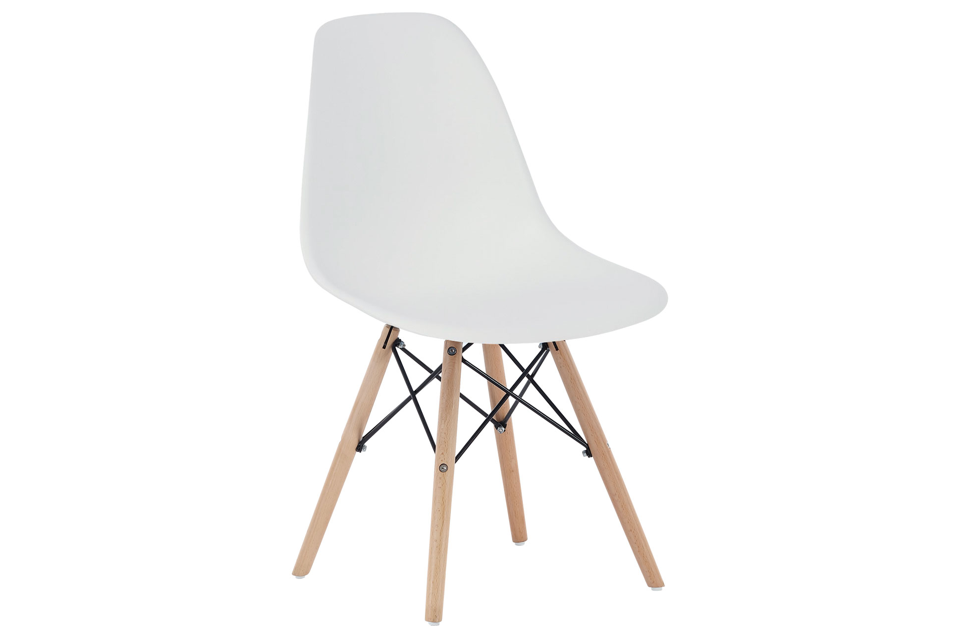 SILLA COMEDOR PATA NÓRDICA MODELO PARÍS BLANCO. - Imagen 2