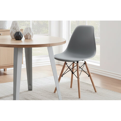 SILLA COMEDOR PATA NÓRDICA MODELO PARÍS GRIS.