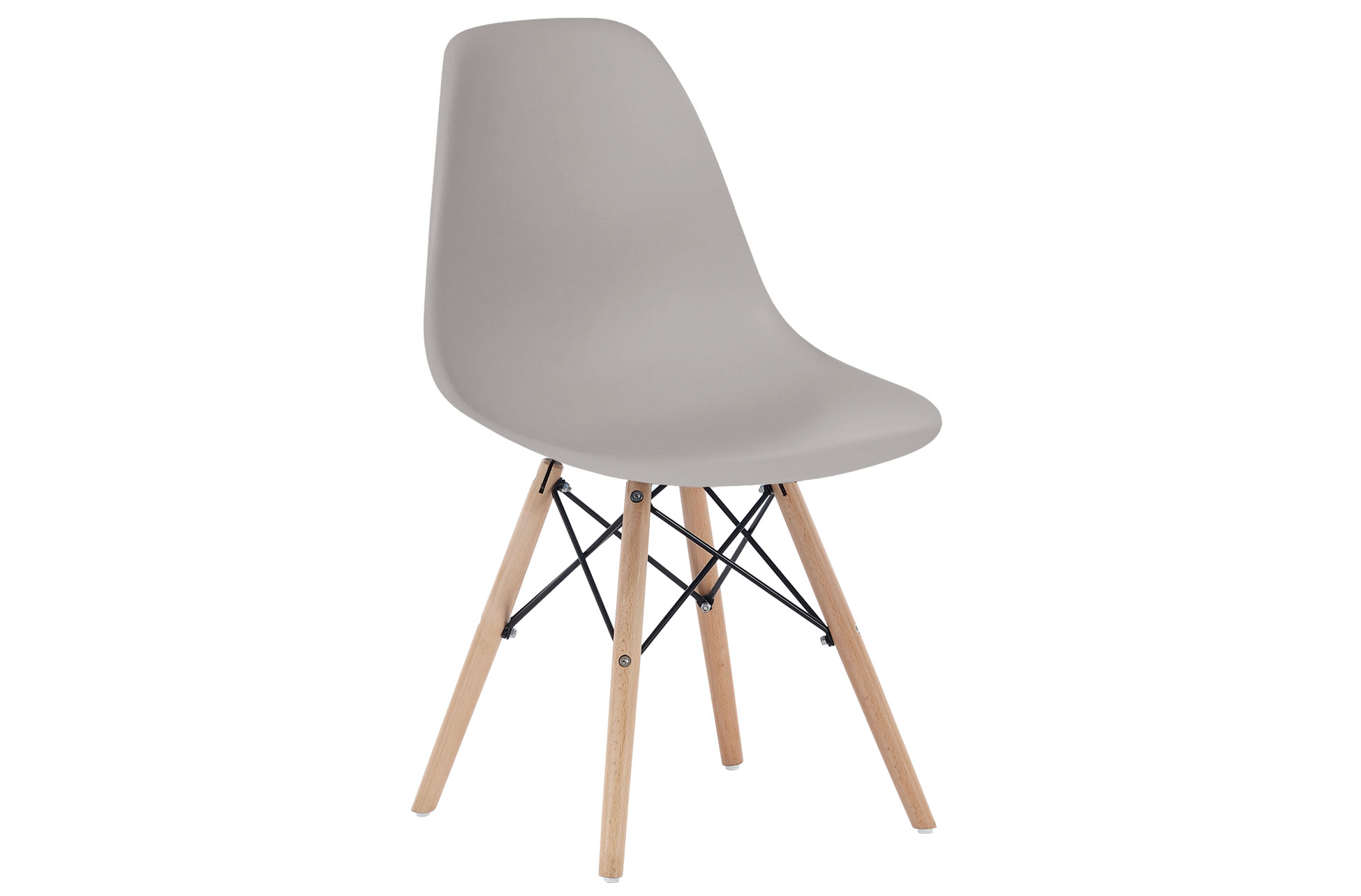 SILLA COMEDOR PATA NÓRDICA MODELO PARÍS GRIS. - Imagen 2