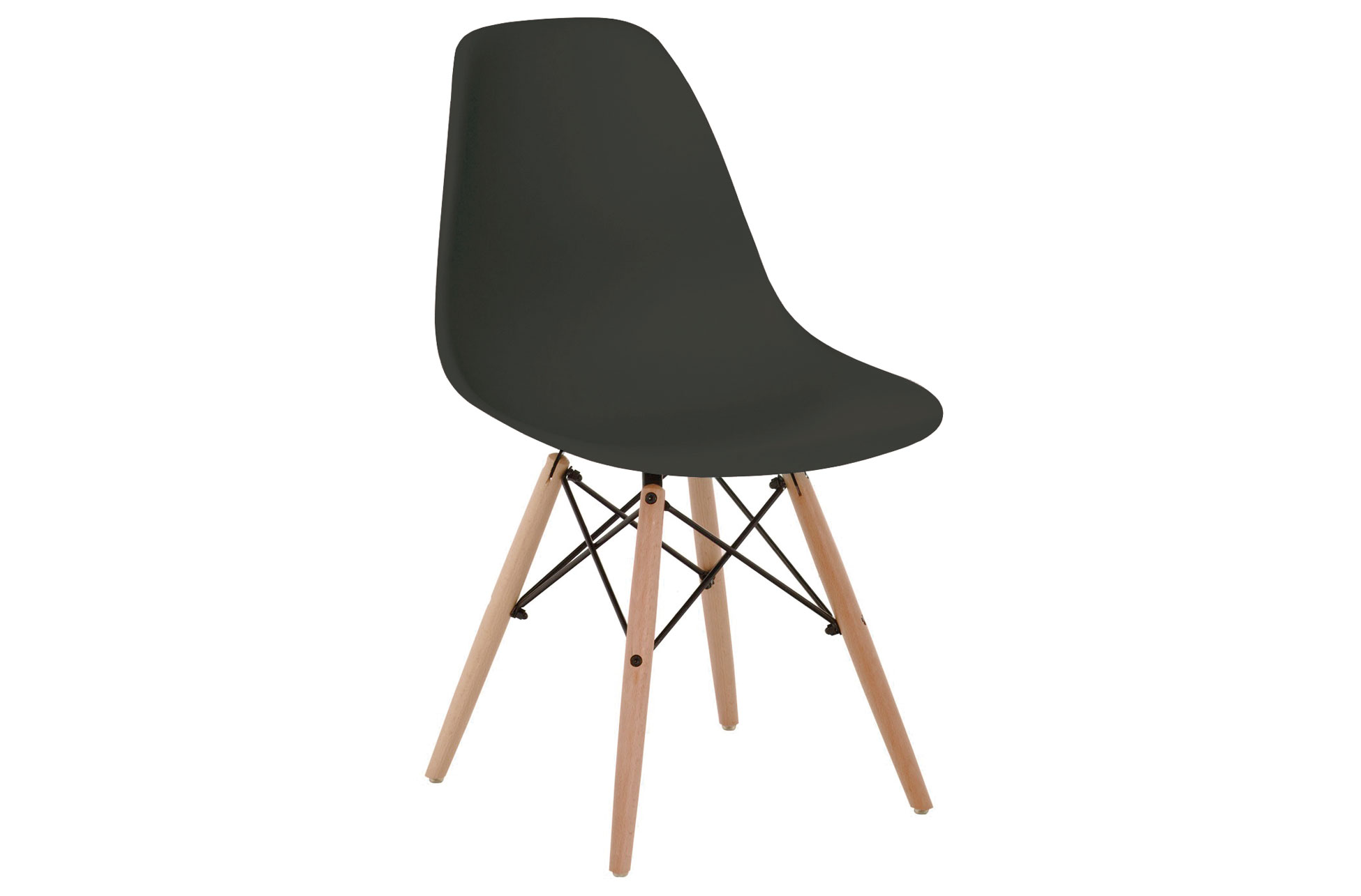 SILLA COMEDOR PATA NÓRDICA MODELO PARÍS NEGRO - Imagen 2