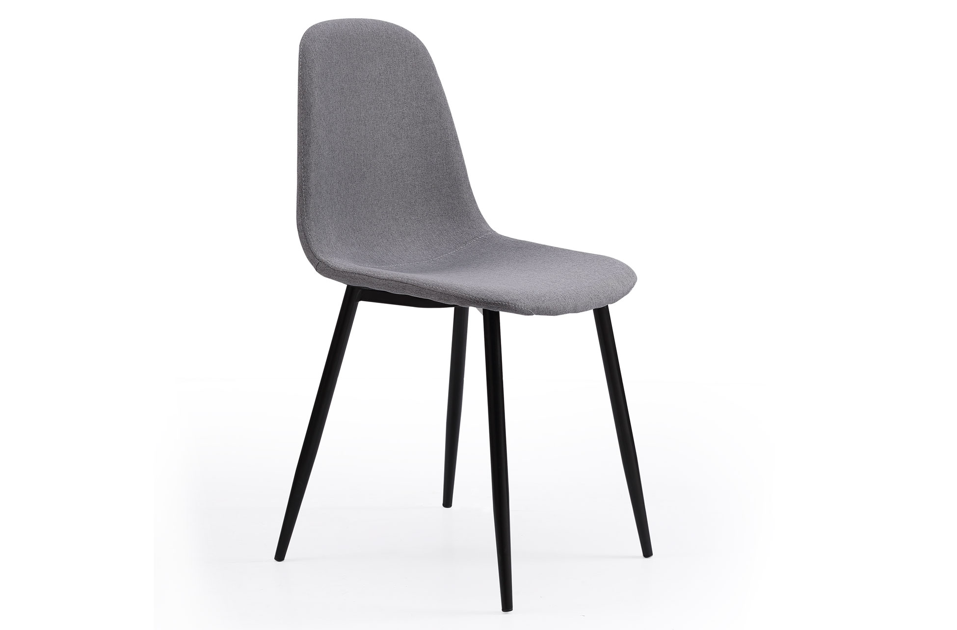 SILLA COMEDOR HALL TEJIDO TEX GRIS. - Imagen 2