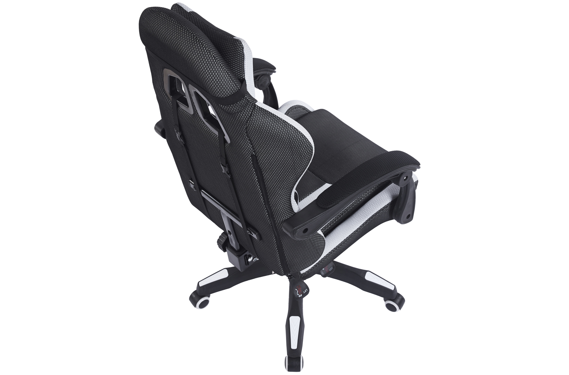 SILLON GIRATORIO GAMING MASTER RED TRANSPIRABLE NEGRO - Imagen 2