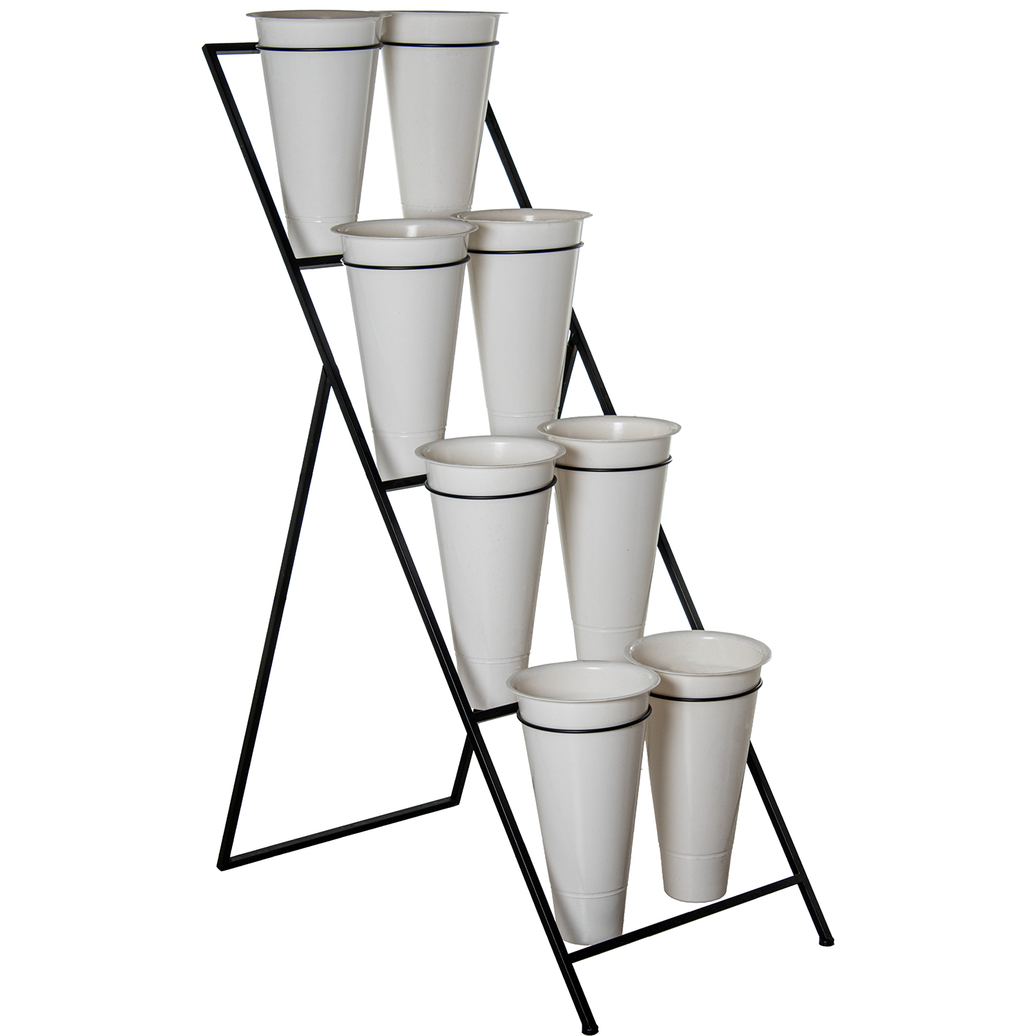 EXPOSITOR FLORES 8 CUBOS,4 NIVIVELES