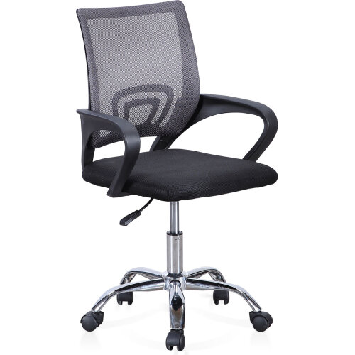 SILLA DE OFICINA GIRATORIA MODELO VITA NEGRO / GRIS