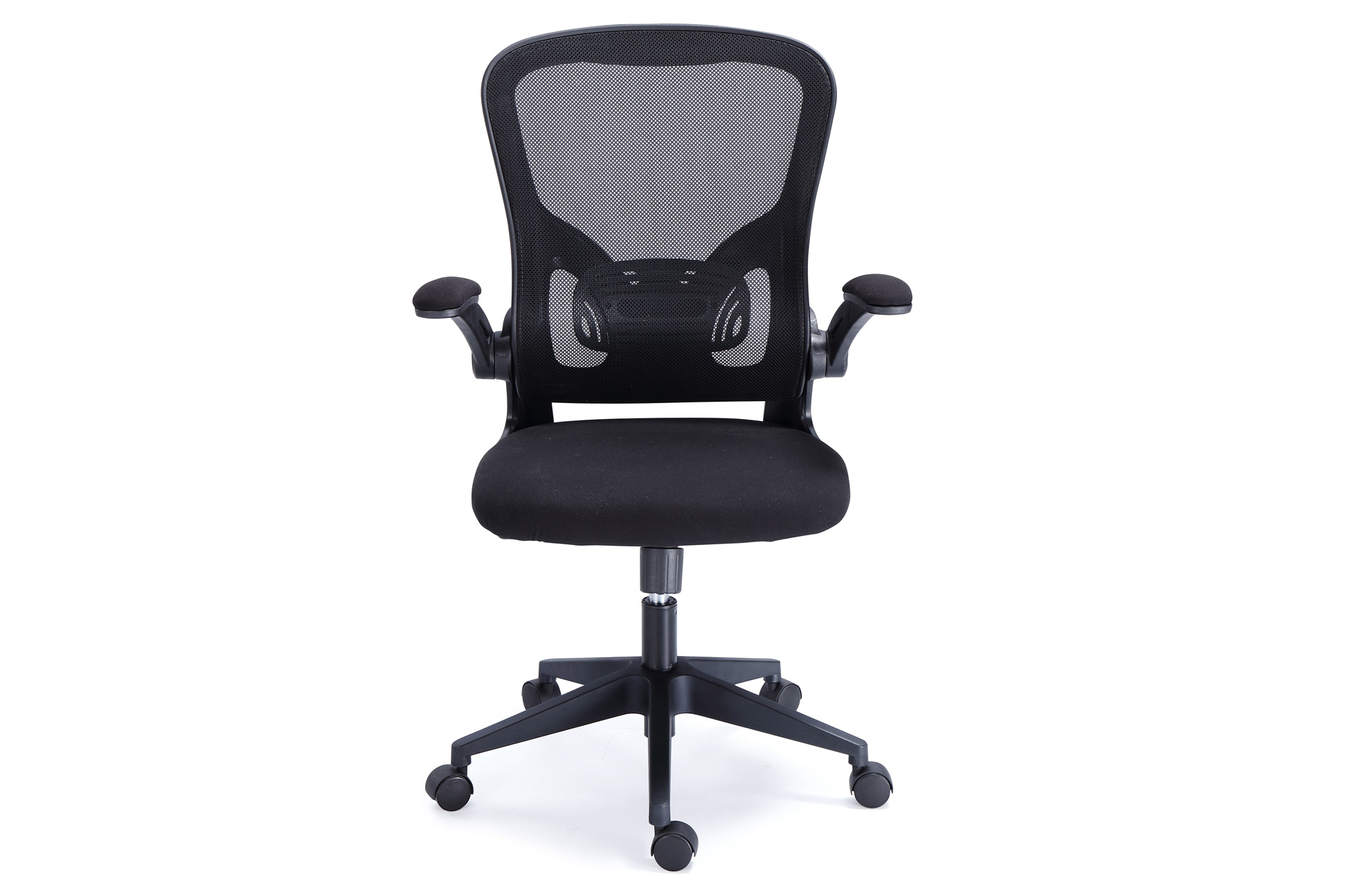 SILLA GIRATORIA LEXI RED TRANSPIRABLE NEGRO / ESTRUCTURA NEGRA - Imagen 2