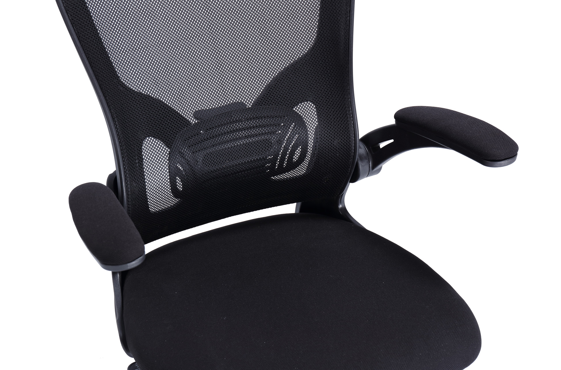 SILLA GIRATORIA LEXI RED TRANSPIRABLE NEGRO / ESTRUCTURA NEGRA - Imagen 5