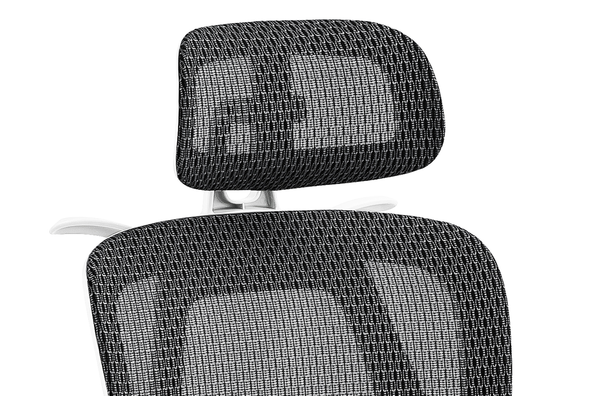 SILLON GIRATORIO ERGO RED TRANSPIRABLE NEGRO / ESTRUCTURA BLANCA - Imagen 4