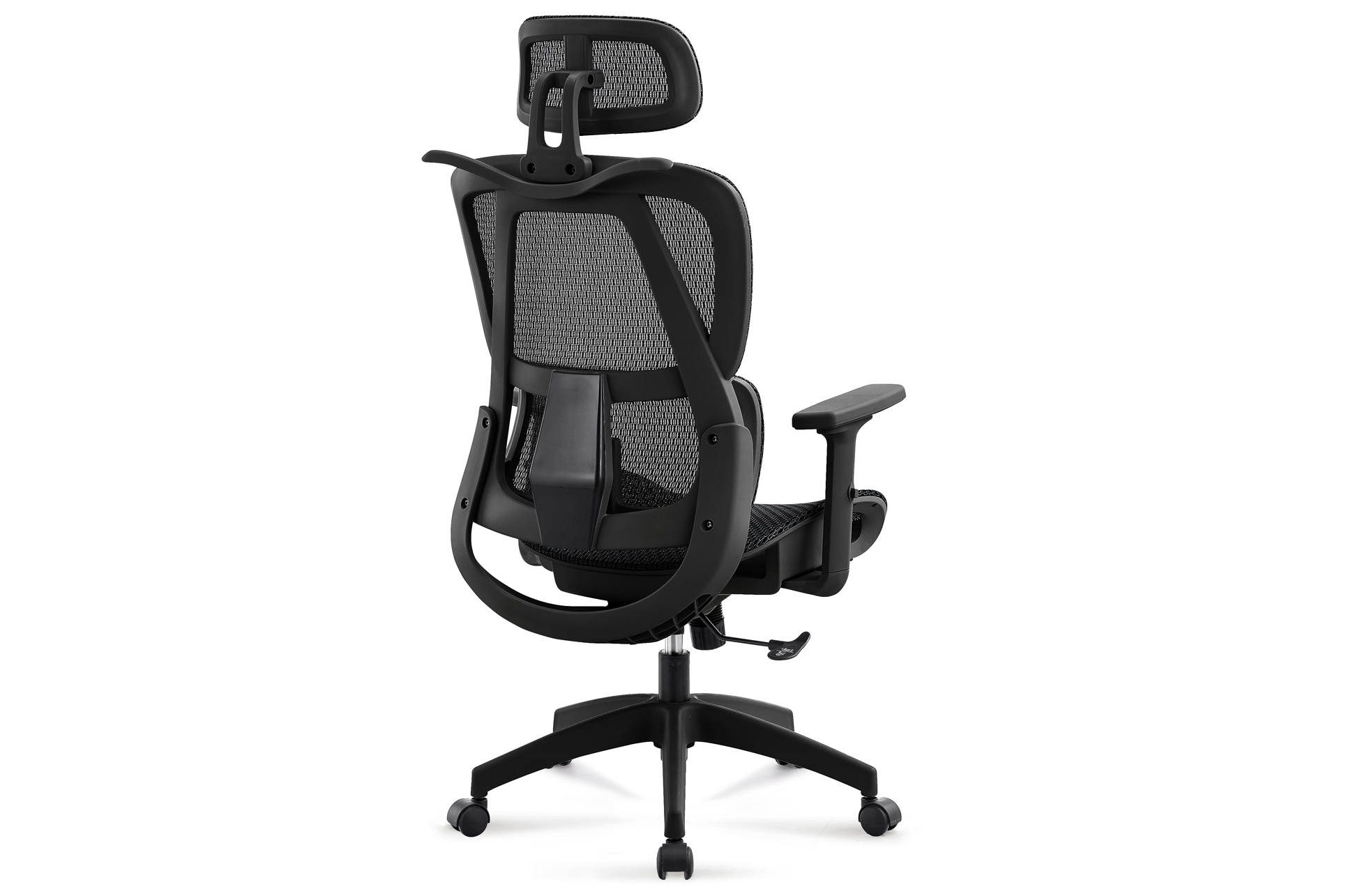SILLON GIRATORIO ERGO RED TRANSPIRABLE NEGRO / ESTRUCTURA NEGRA