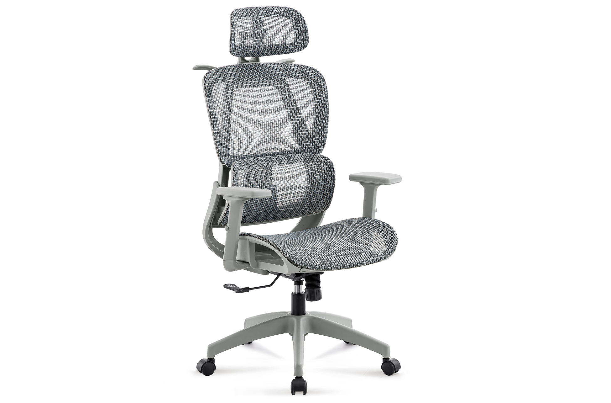 SILLON GIRATORIO ERGO RED TRANSPIRABLE GRIS / ESTRUCTURA GRIS