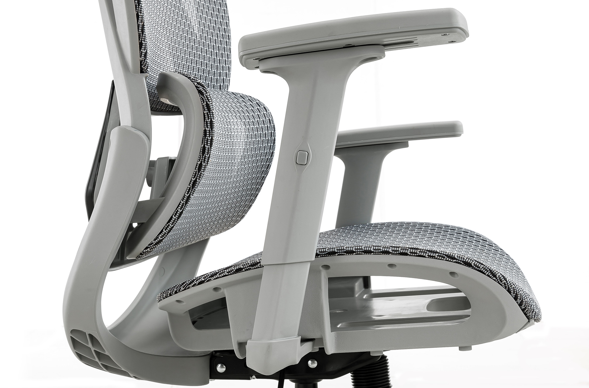 SILLON GIRATORIO ERGO RED TRANSPIRABLE GRIS / ESTRUCTURA GRIS - Imagen 6