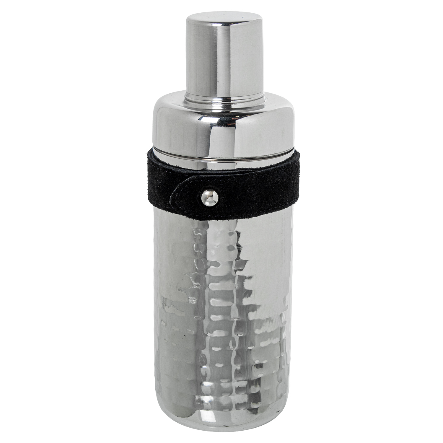 COCTELERA 550ML ACERO INOX. TIASA CUERO, MARTILLADO BRILLO