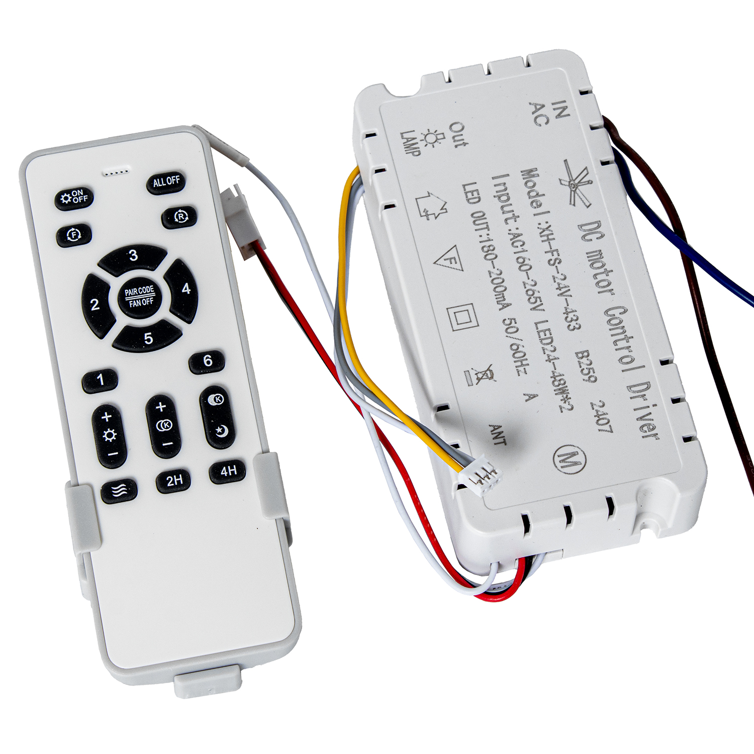 CONTROL REMOTO Y RECEPTOR 0463