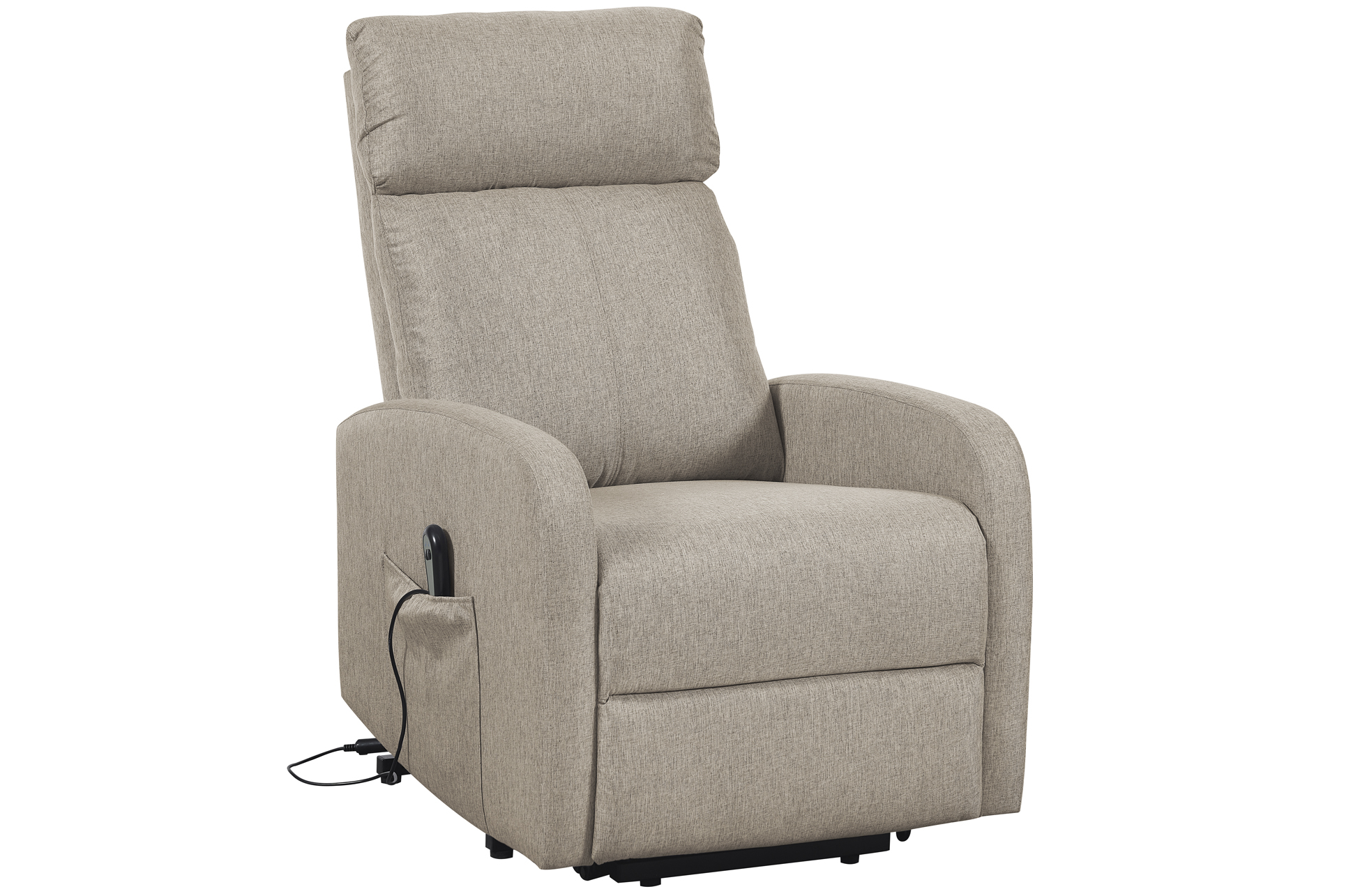 SILLON RELAX ELEVADOR LIFE TEJIDO BEIGE. - Imagen 2
