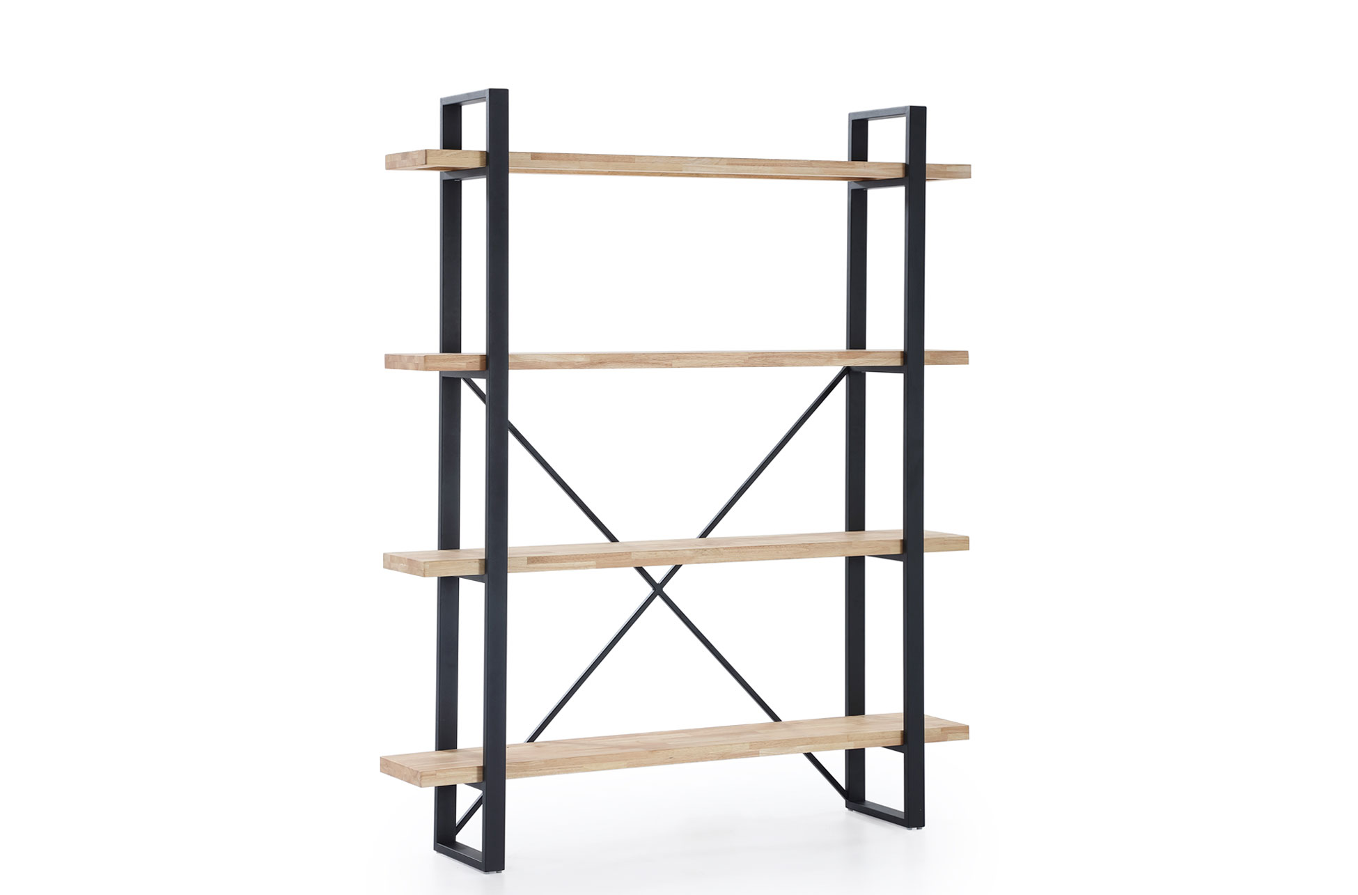 ESTANTERIA ALTA PLANK ROBLE NORDISH / NEGRO. - Imagen 2