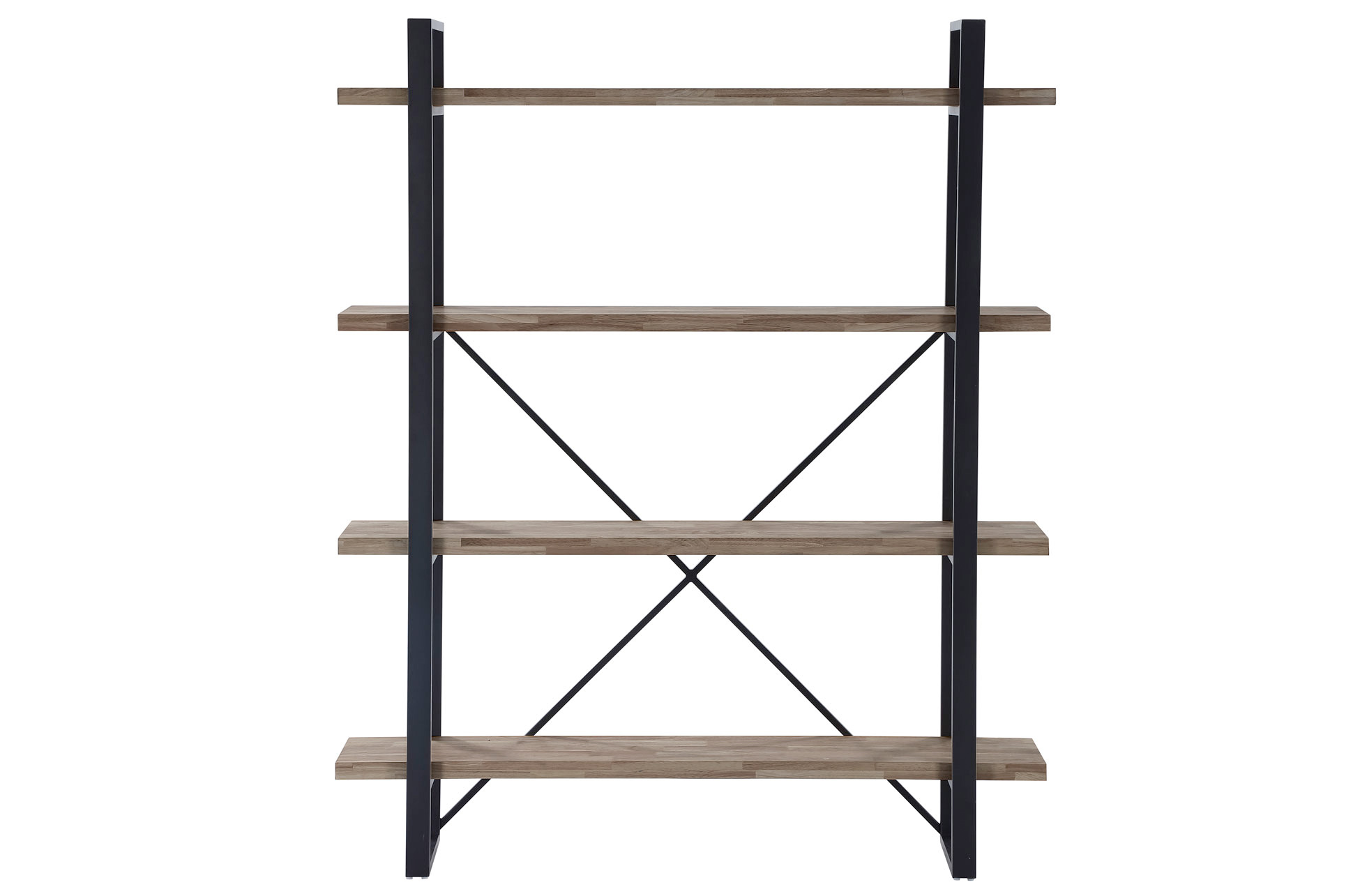 ESTANTERIA ALTA PLANK ROBLE AMERICAN / NEGRO. - Imagen 3