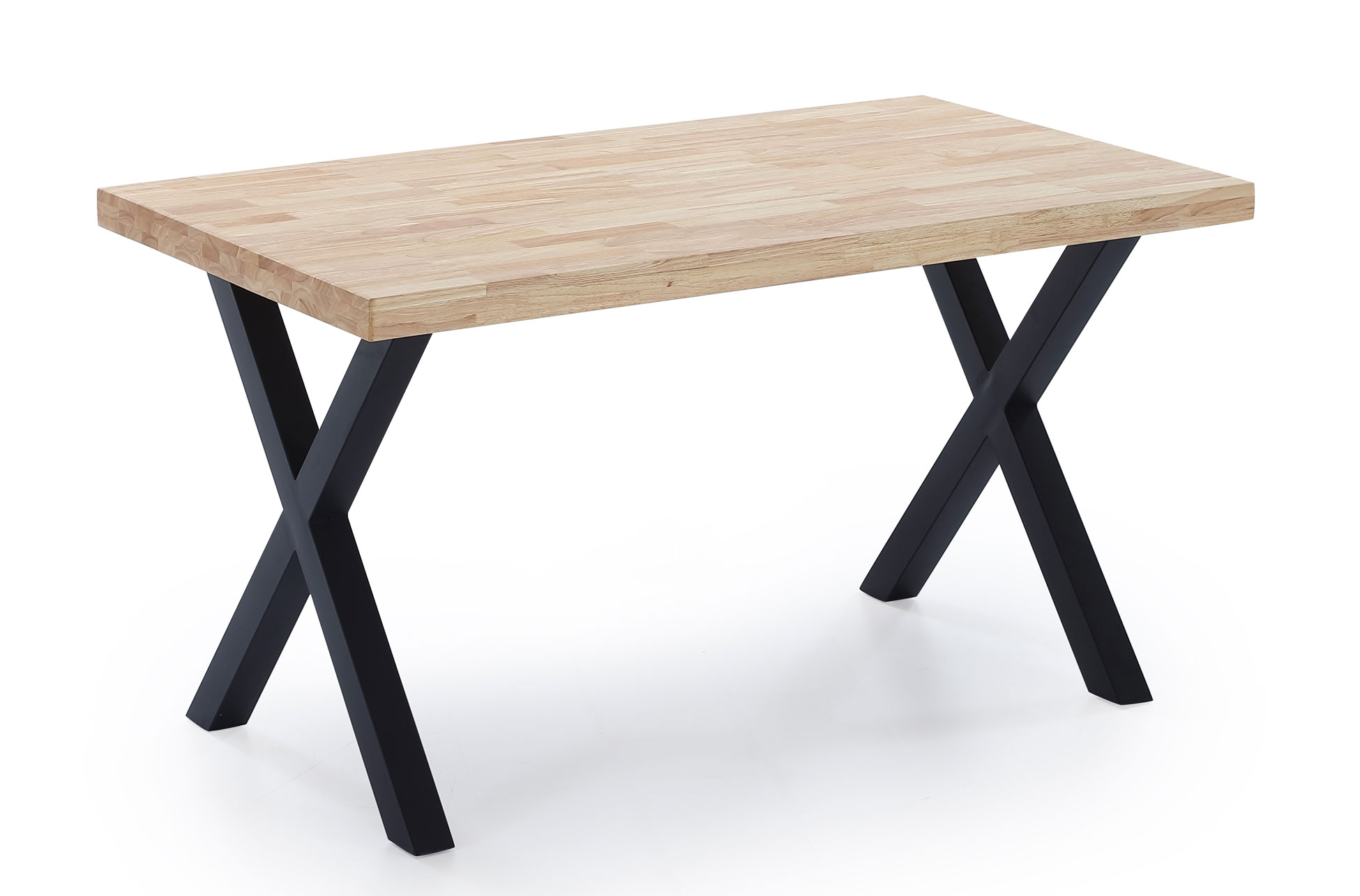 MESA COMEDOR FIJA X-LOFT 140 x 80 CM ROBLE / NEGRO - Imagen 2