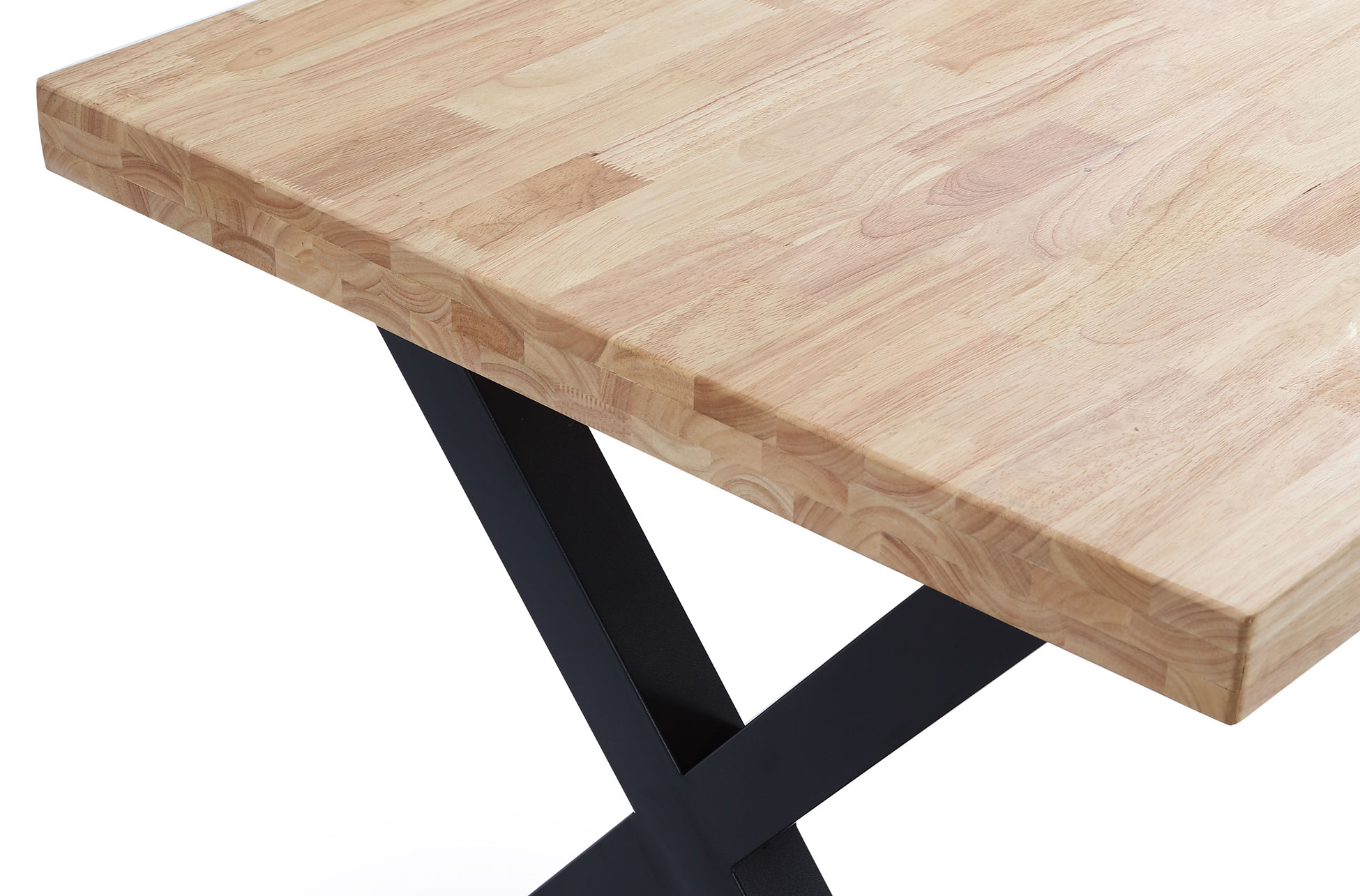 MESA COMEDOR FIJA X-LOFT 140 x 80 CM ROBLE / NEGRO - Imagen 3