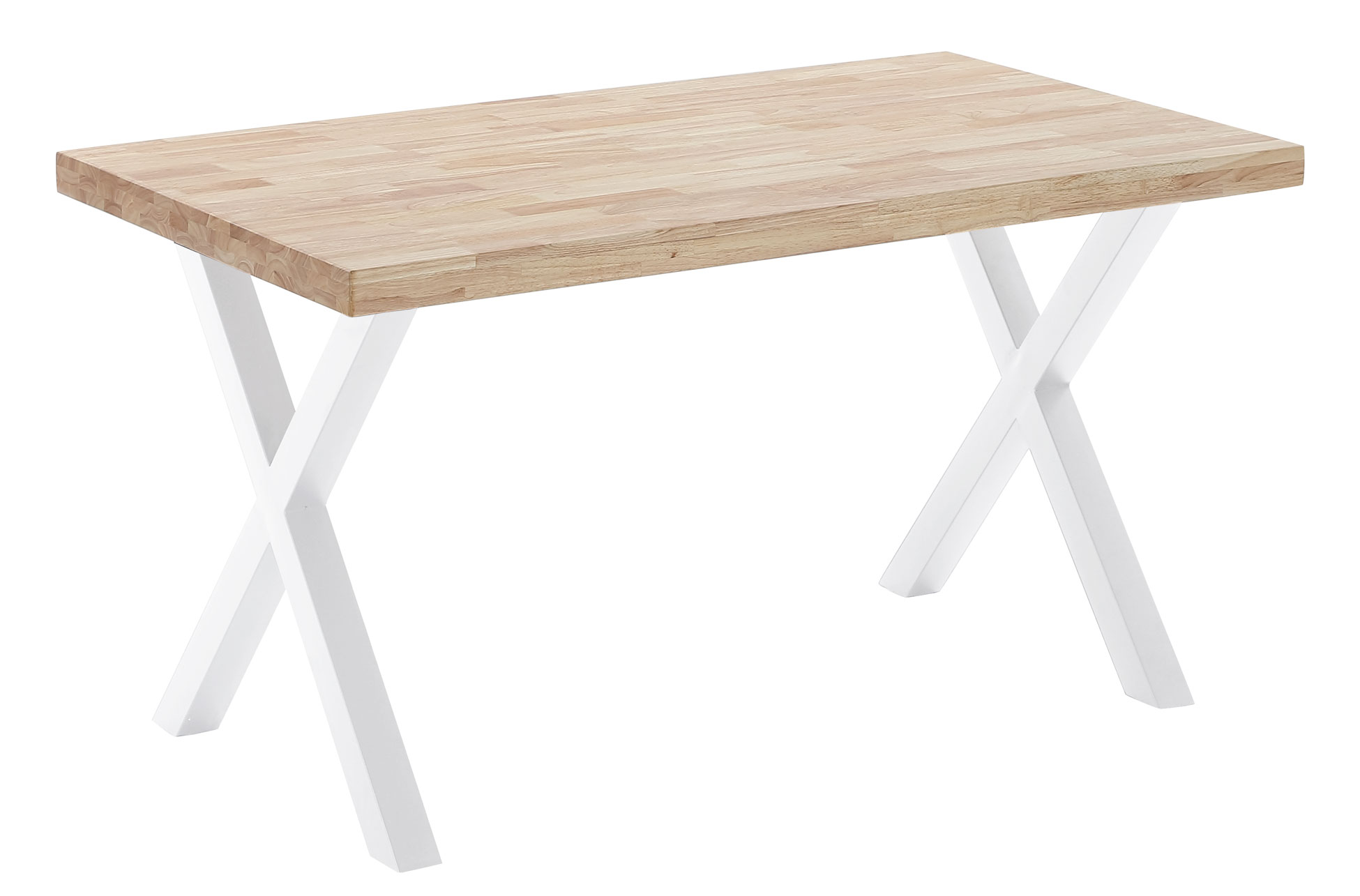 MESA COMEDOR FIJA X-LOFT 140 x 80 CM ROBLE NORDISH / BLANCO - Imagen 2