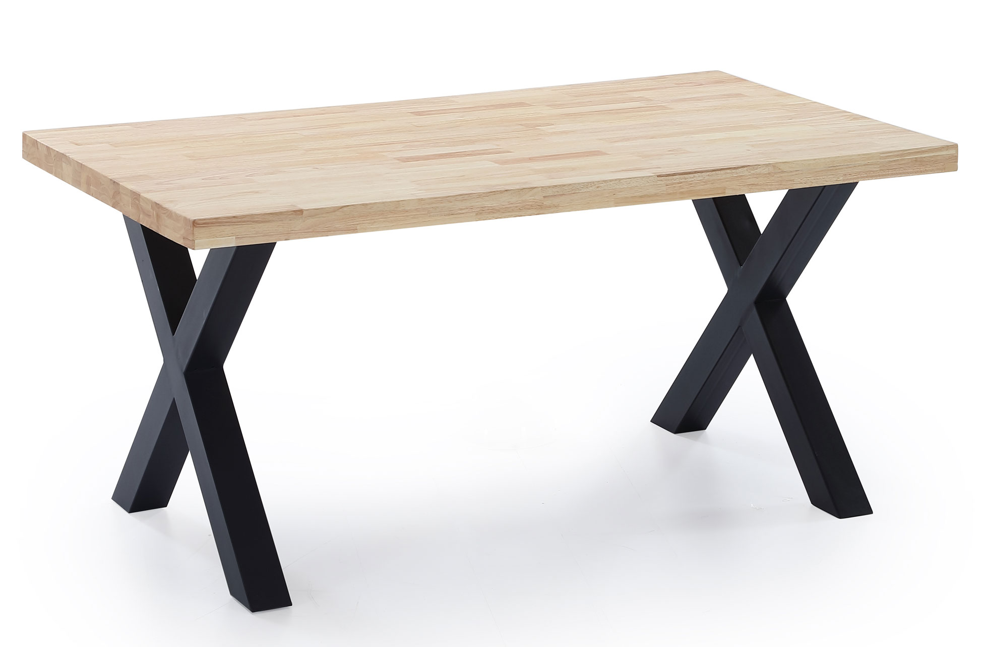 MESA COMEDOR FIJA X-LOFT 160 x 90 CM ROBLE / NEGRO. - Imagen 2