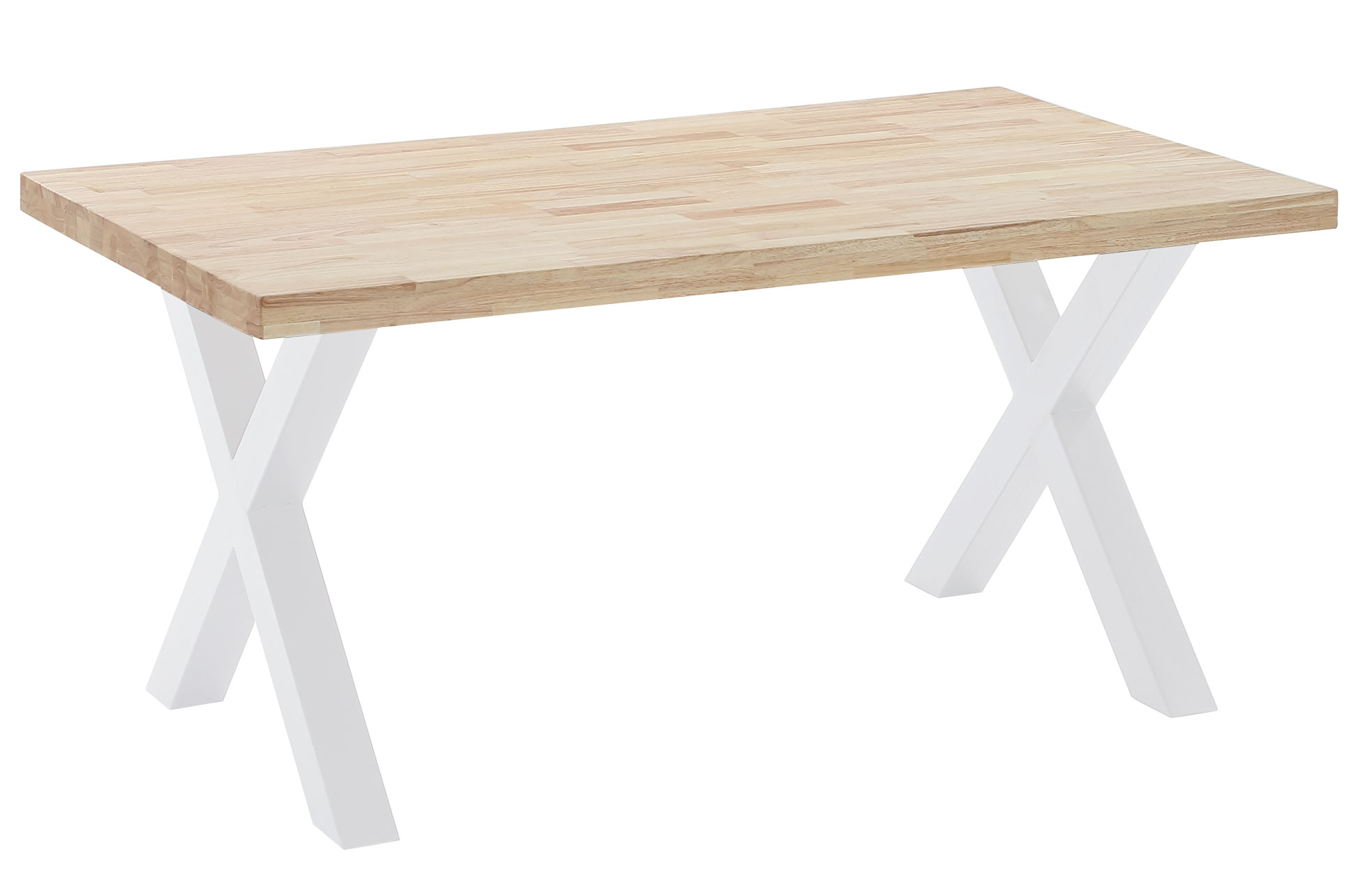 MESA COMEDOR FIJA X-LOFT 160 x 90 CM ROBLE NORDISH / BLANCO. - Imagen 2