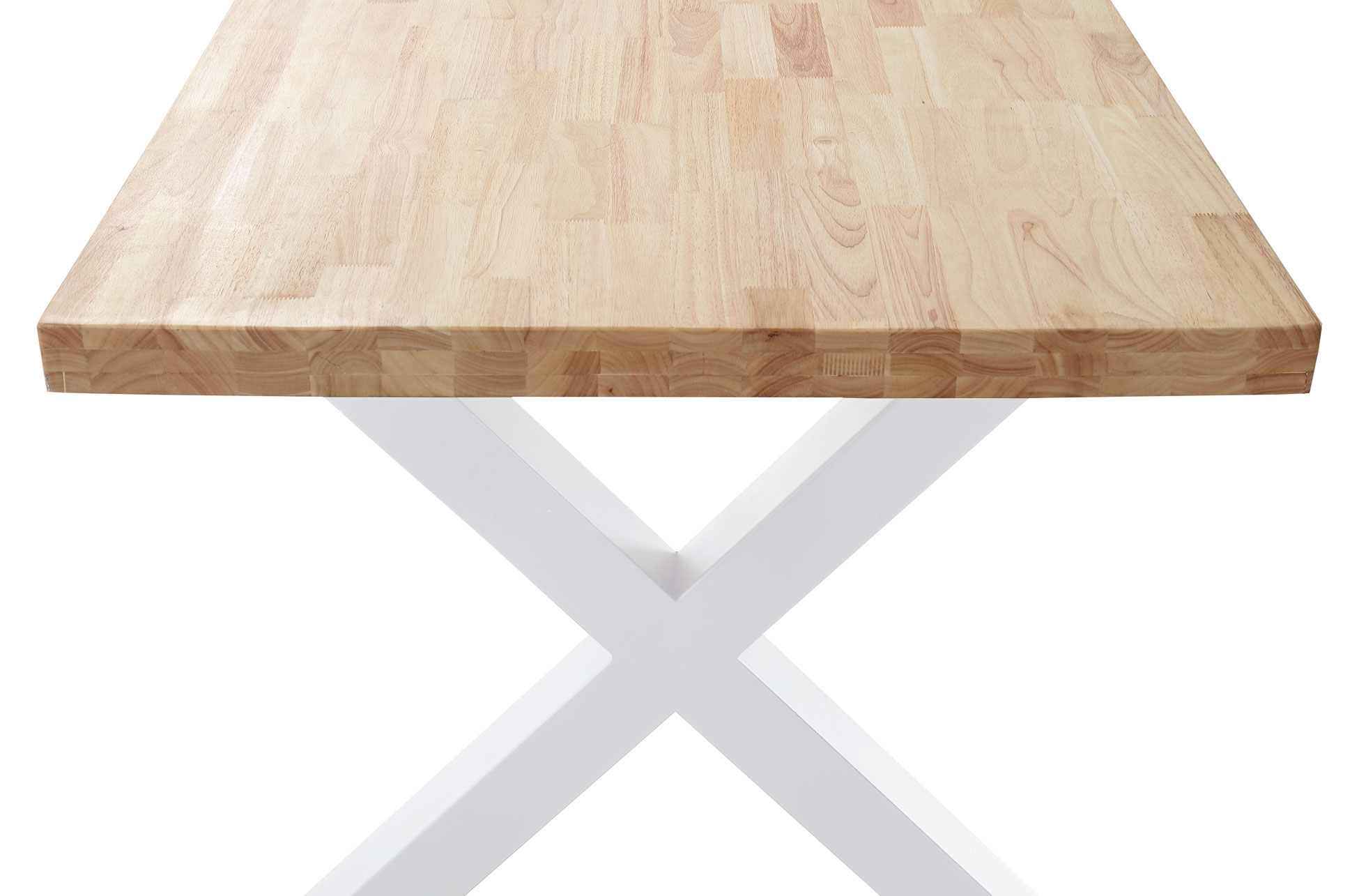 MESA COMEDOR FIJA X-LOFT 160 x 90 CM ROBLE NORDISH / BLANCO. - Imagen 4