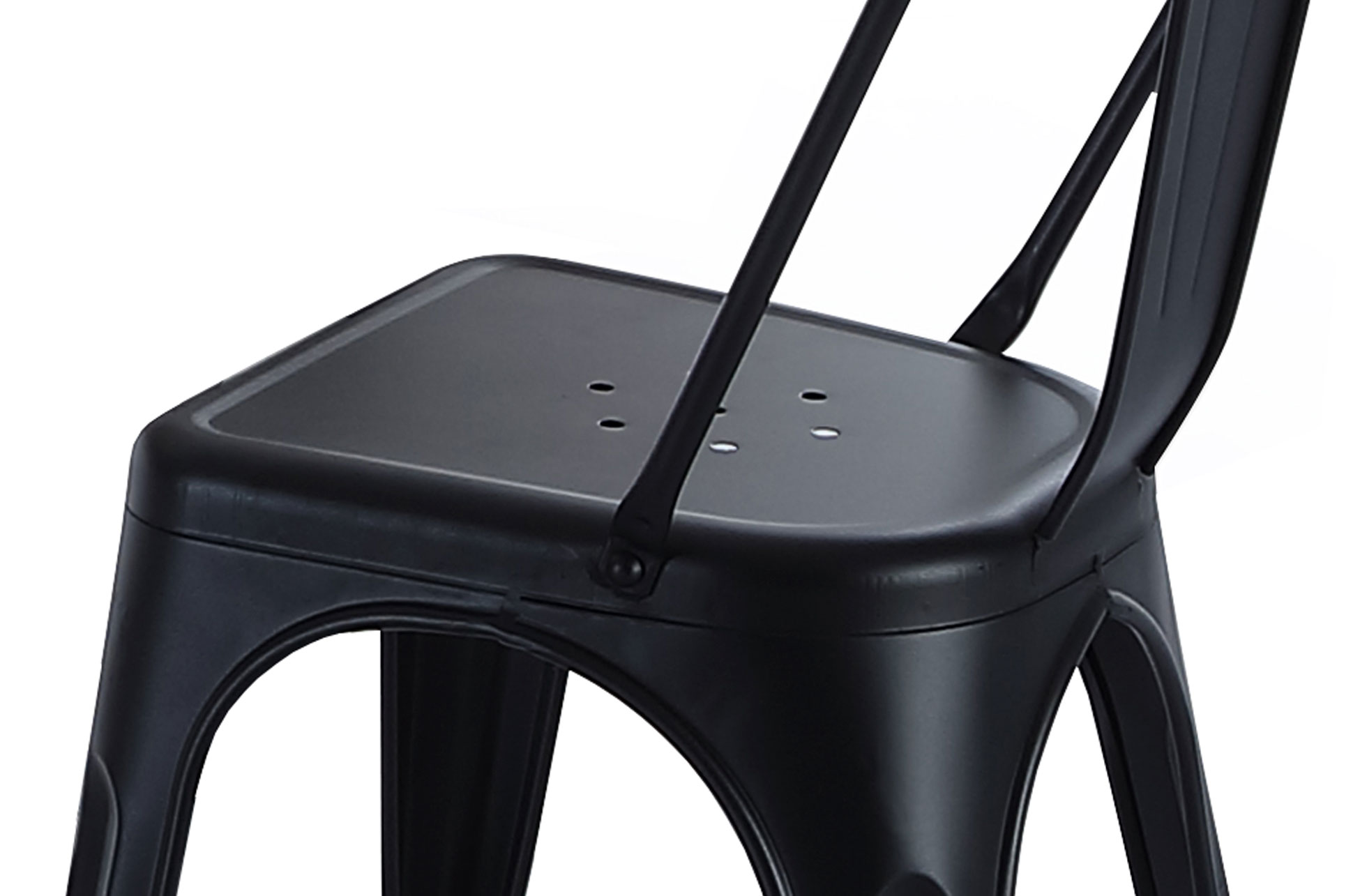 SILLA COMEDOR TOLIX NEGRO. - Imagen 4