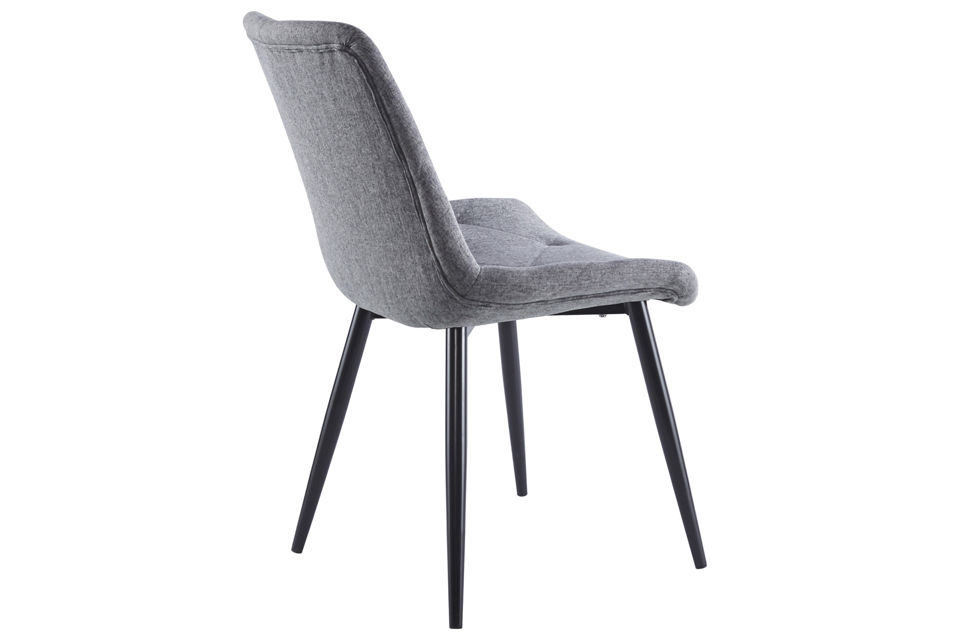SILLA COMEDOR MARLENE TEJIDO GRIS / NEGRO - Imagen 3