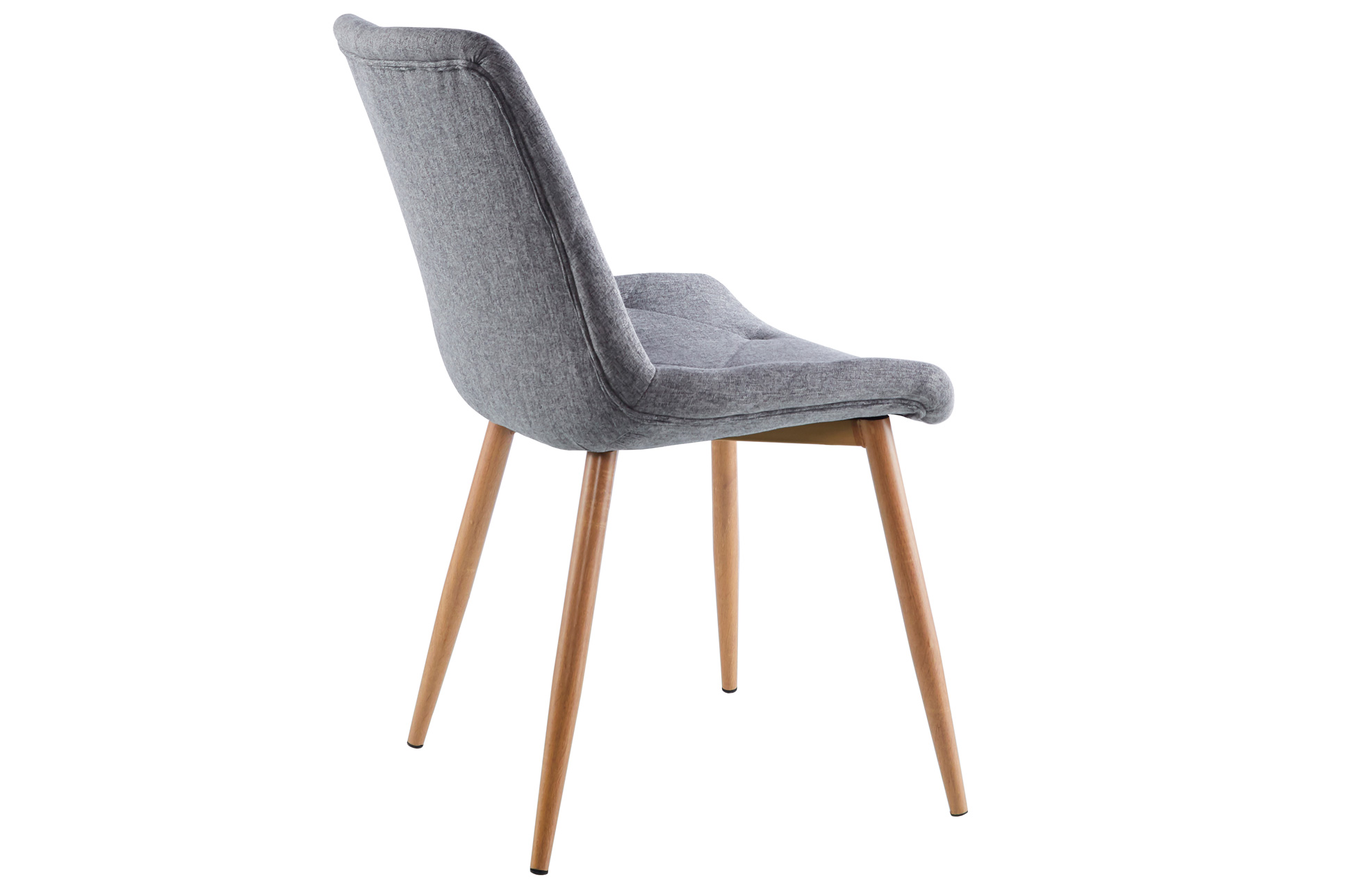 SILLA COMEDOR MARLENE TEJIDO GRIS / OAK - Imagen 4