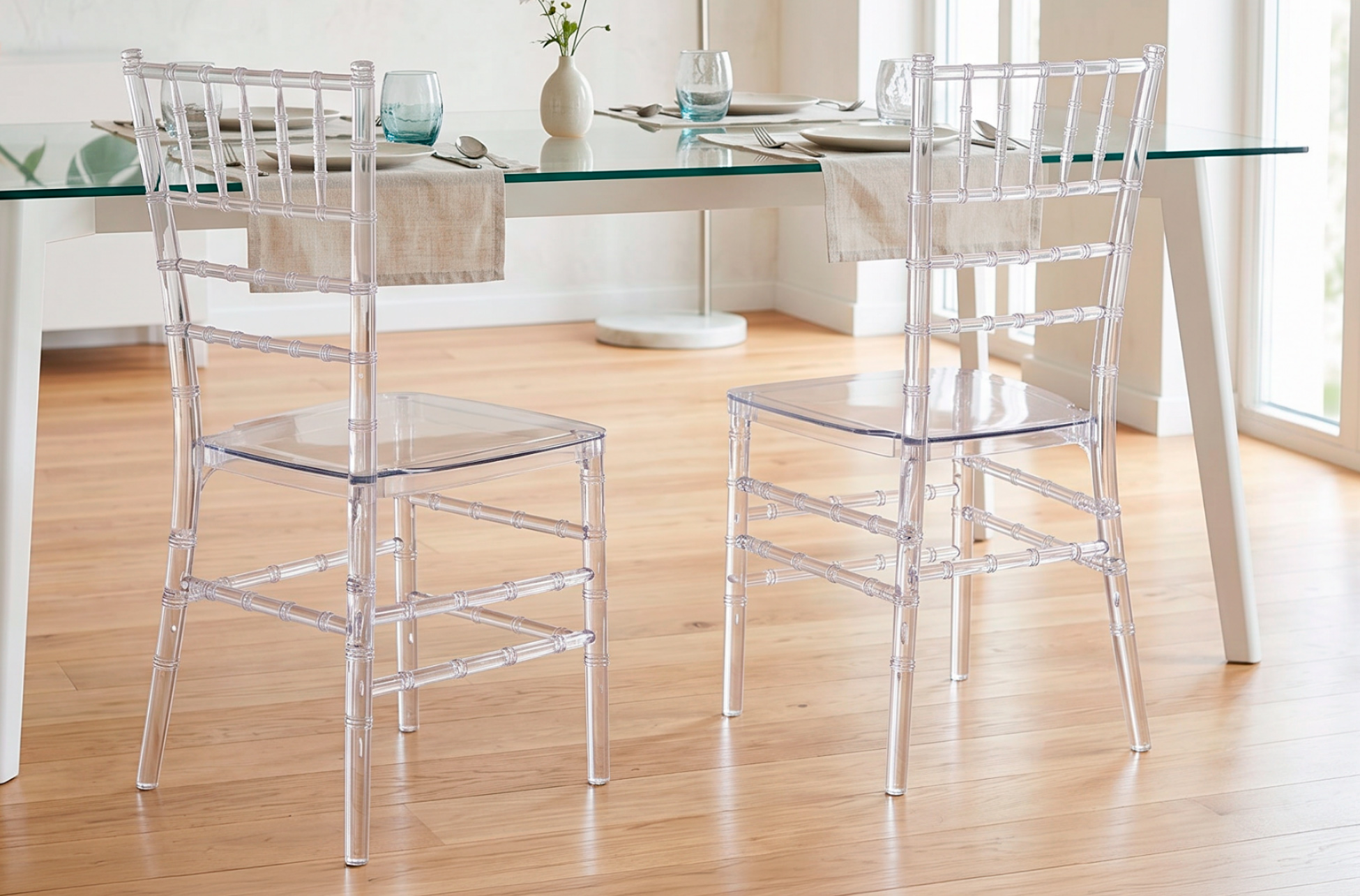 SILLA COMEDOR POLICARBONATO TRANSPARENTE TIFFANY