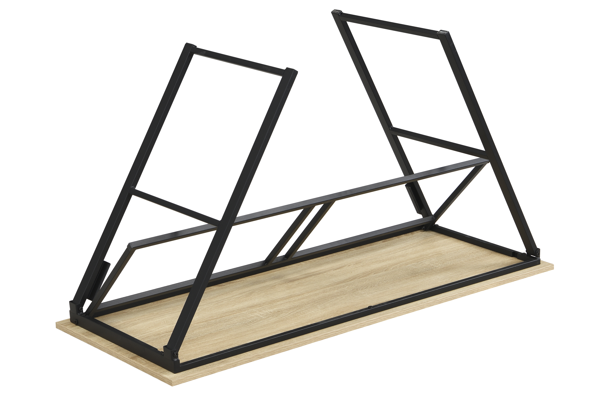 MESA ESTUDIO PLEGABLE 120 x 50 CM 0AK / NEGRO - Imagen 4