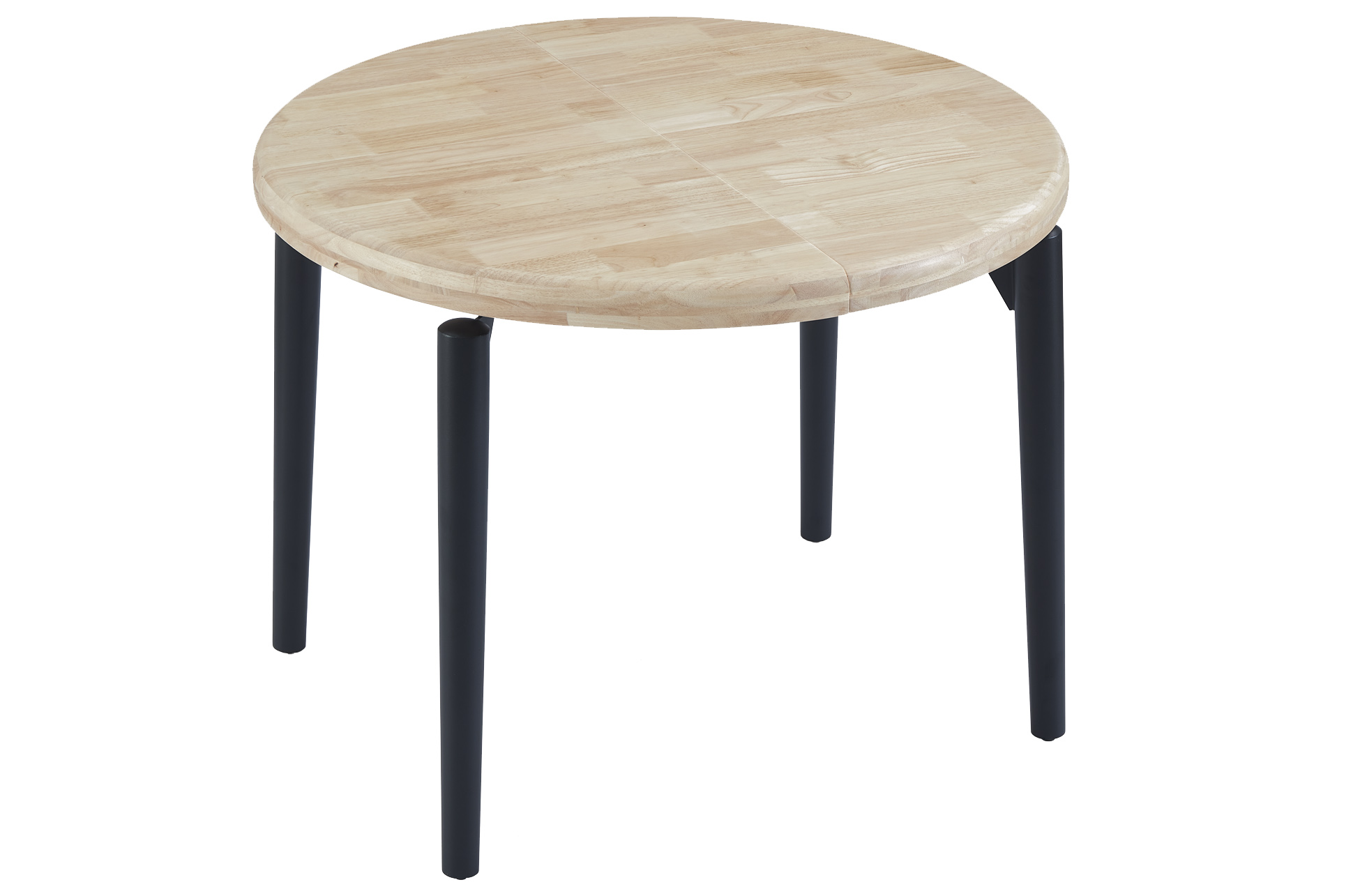 MESA COMEDOR REDONDA EXTENSIBLE 100 - 140 - 180 CM MOON NORDISH / NEGRO. - Imagen 2