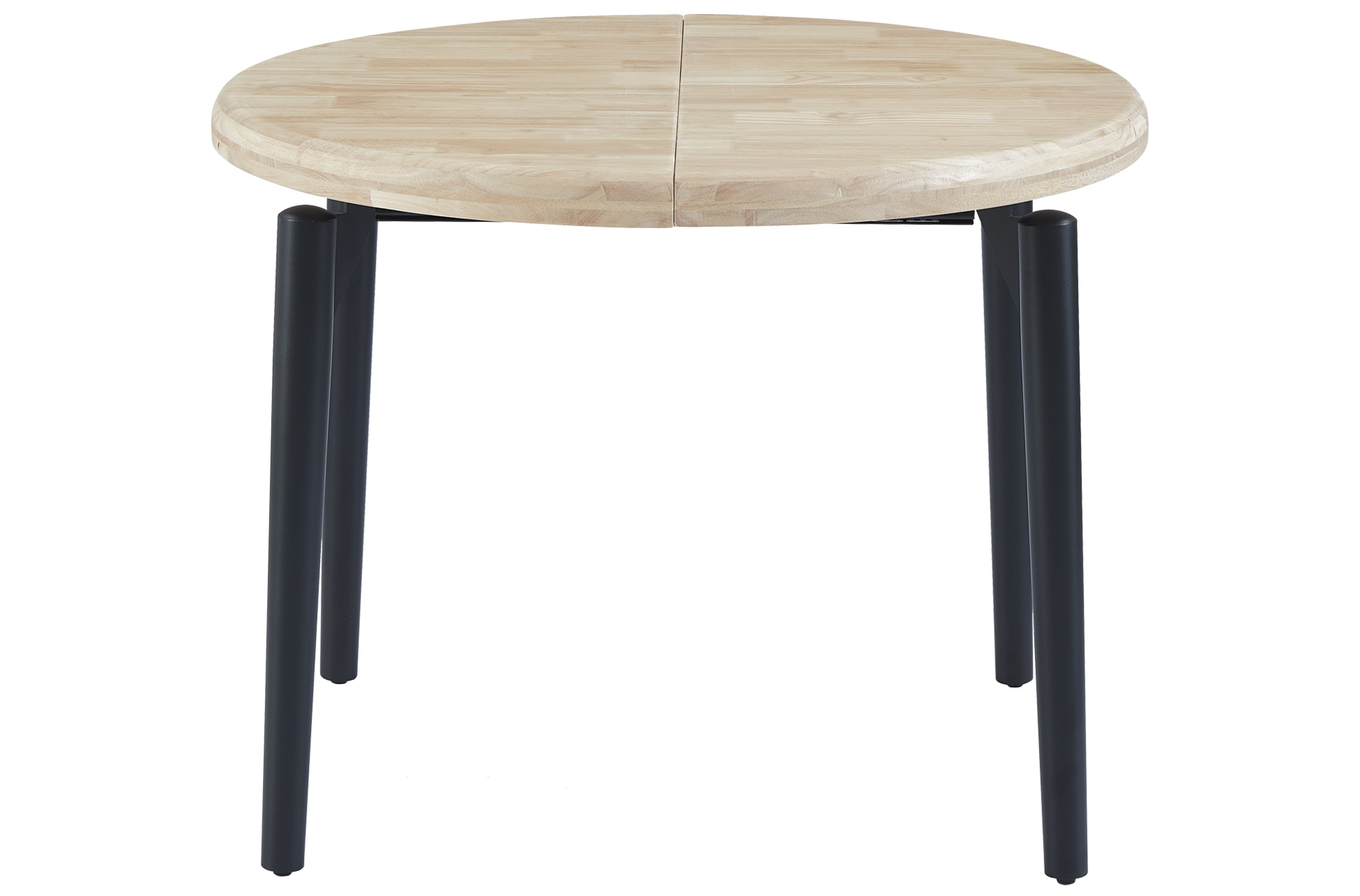 MESA COMEDOR REDONDA EXTENSIBLE 100 - 140 - 180 CM MOON NORDISH / NEGRO. - Imagen 3