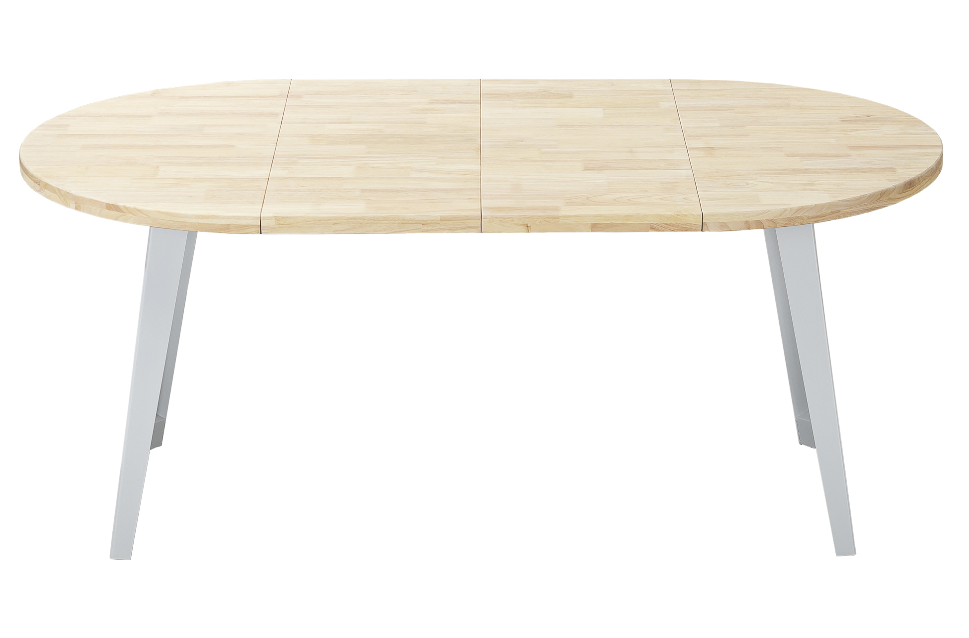 MESA COMEDOR REDONDA EXTENSIBLE BERG-E 100 - 140 - 180 CM ROBLE NORDISH / BLANCO - Imagen 5