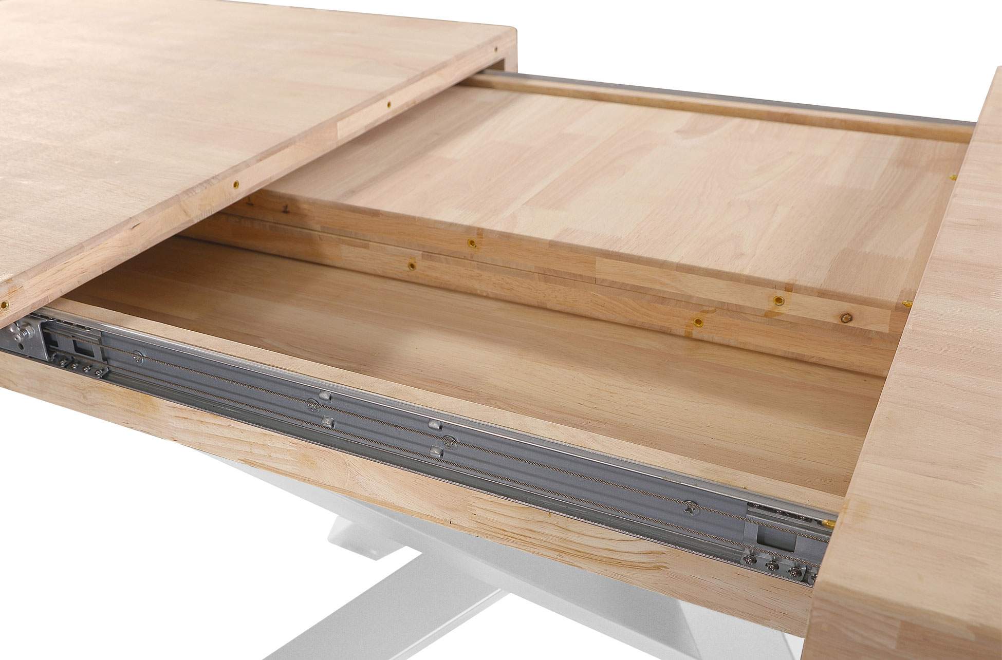 MESA COMEDOR EXTENSIBLE XENA 140 - 180 - 220 x 90 CM ROBLE NORDISH / BLANCO - Imagen 5