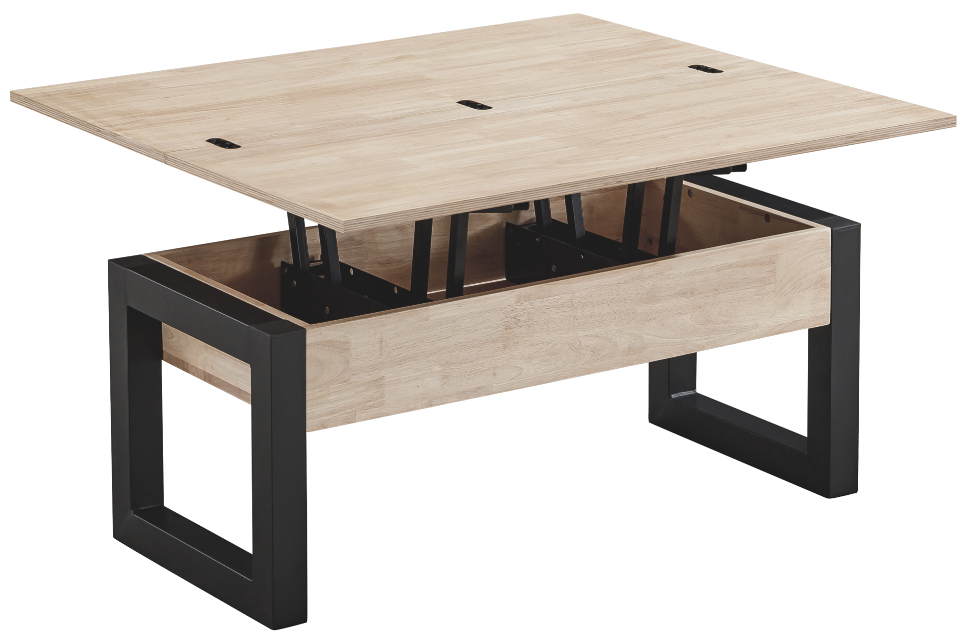 MESA CENTRO ELEVABLE Y EXTENSIBLE LOFT ADVANCE NORDISH / NEGRO - Imagen 2