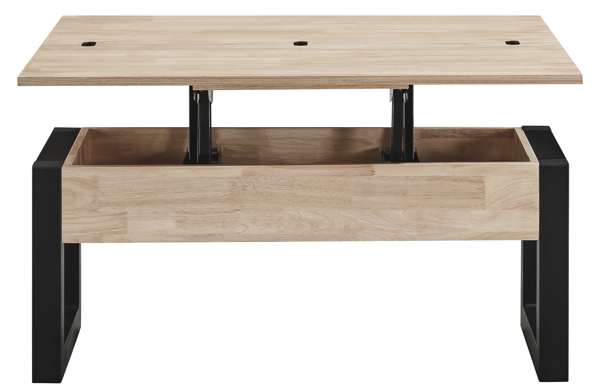 MESA CENTRO ELEVABLE Y EXTENSIBLE LOFT ADVANCE NORDISH / NEGRO - Imagen 3