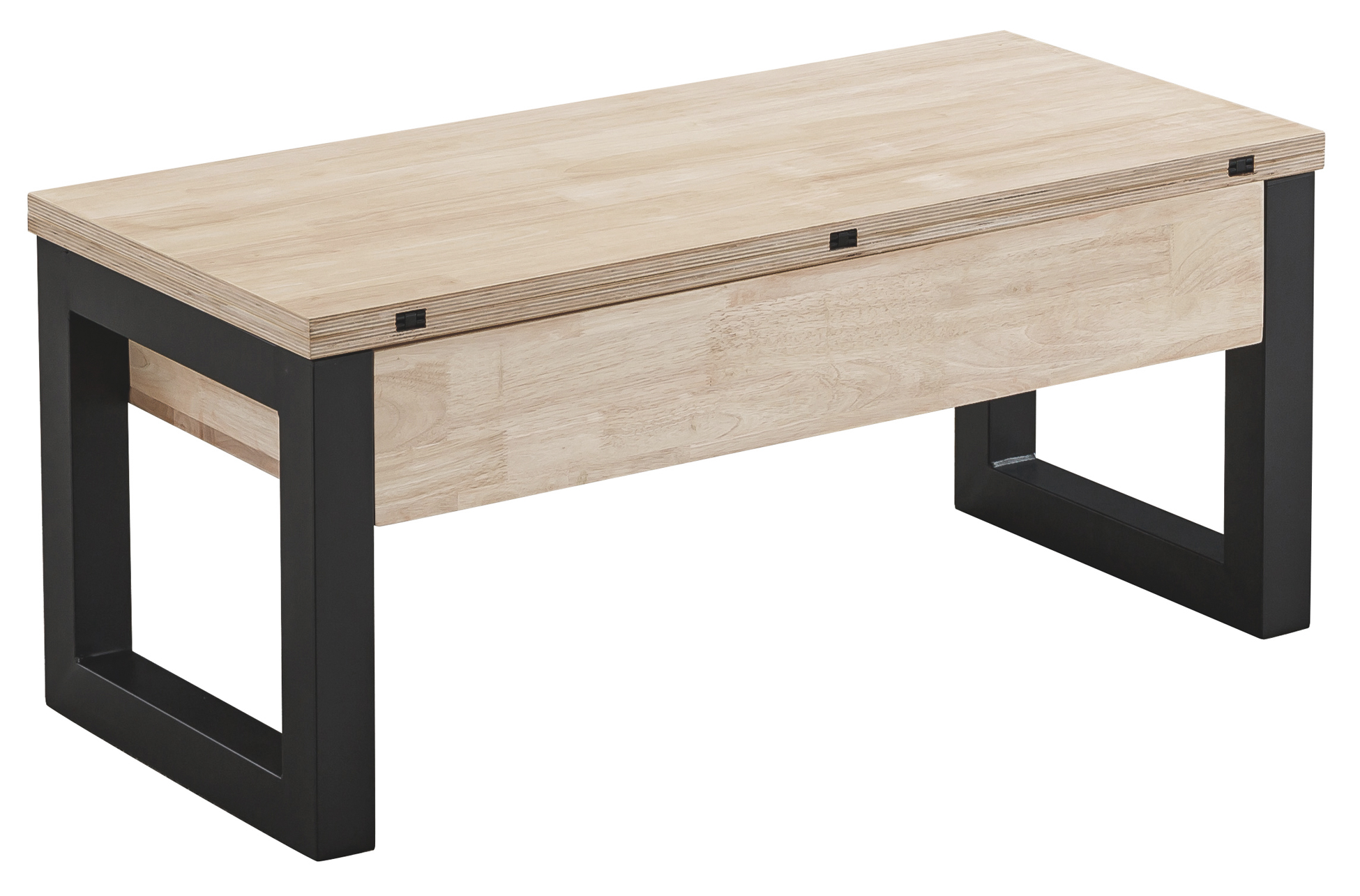 MESA CENTRO ELEVABLE Y EXTENSIBLE LOFT ADVANCE NORDISH / NEGRO - Imagen 6