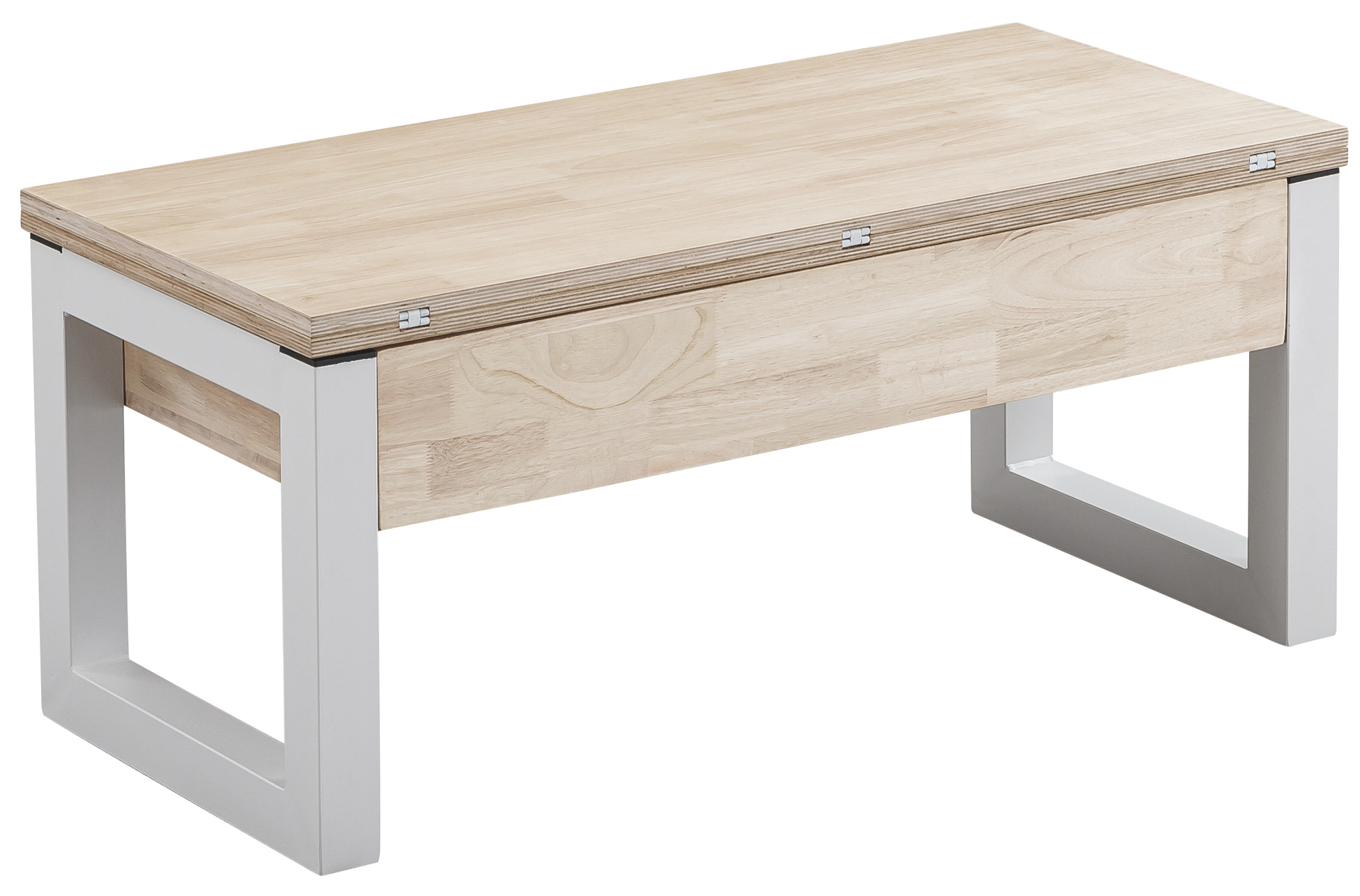 MESA CENTRO ELEVABLE Y EXTENSIBLE LOFT ADVANCE NORDISH / BLANCO - Imagen 5